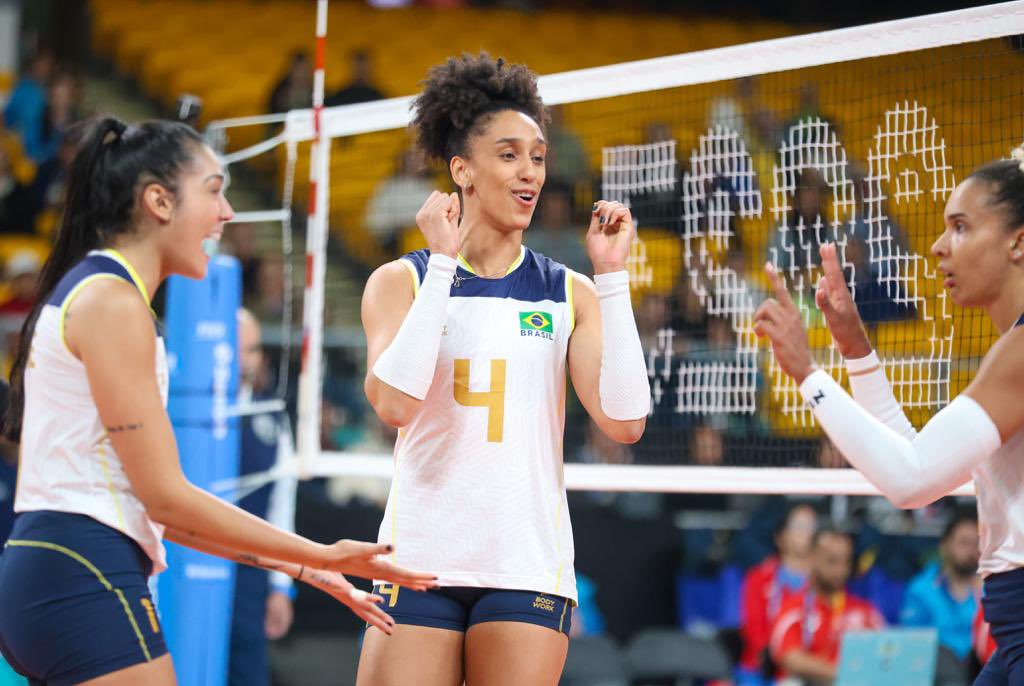 Pan 2023: Brasil passa por Porto Rico e está na semifinal do vôlei, jogos  pan-americanos