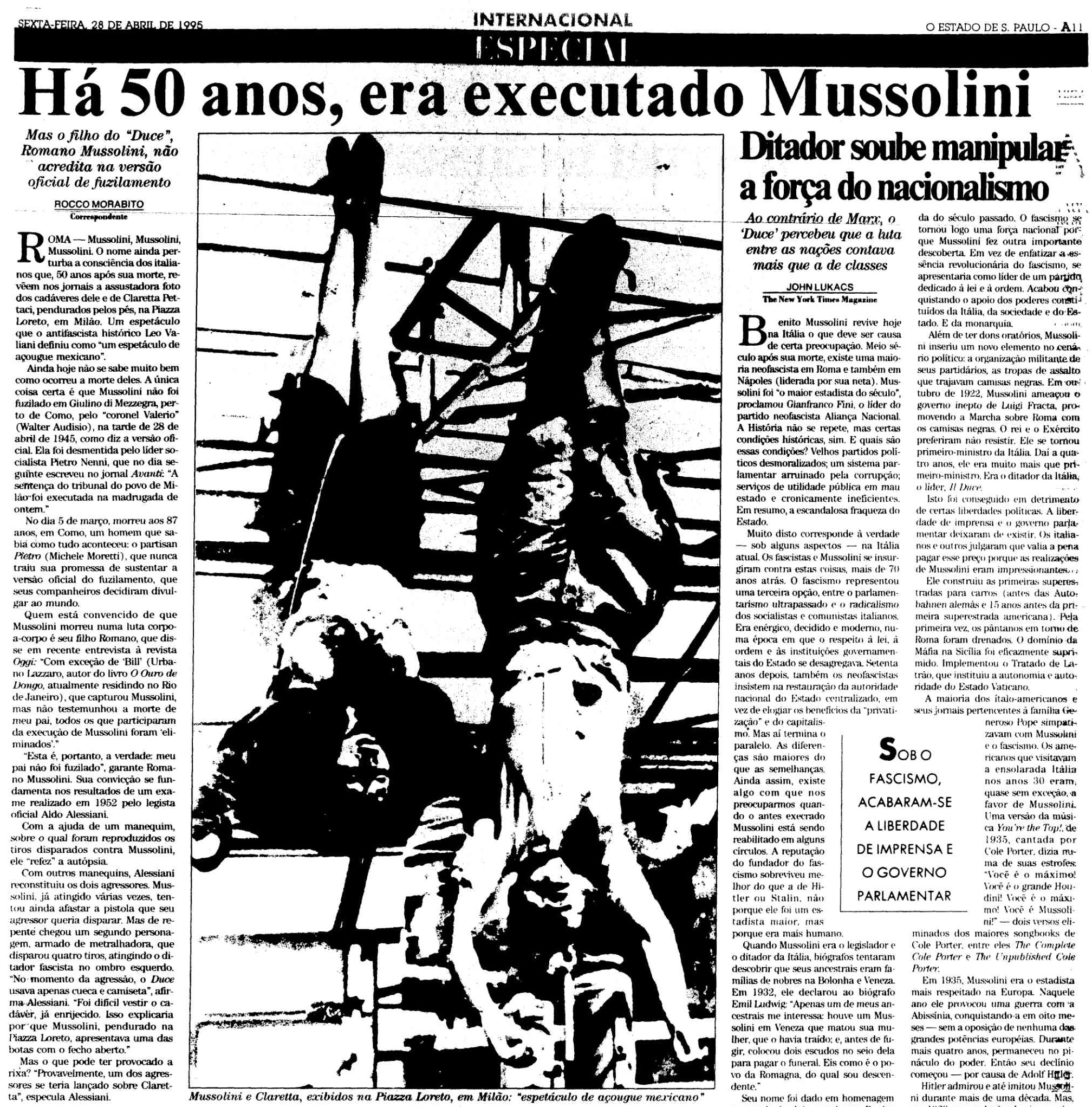 Morte De Mussolini Morte Di Benito Mussolini Wikipedia