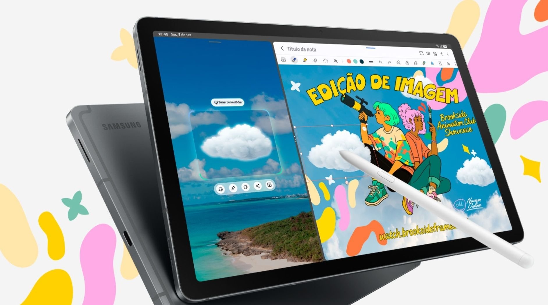 Samsung lança o intermediário Galaxy Tab S10 Lite no Brasil a