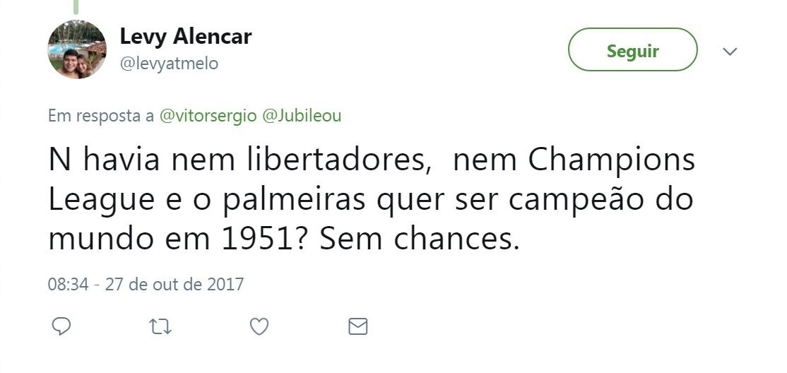 É oficial: o Palmeiras não tem mundial e a internet passa mal