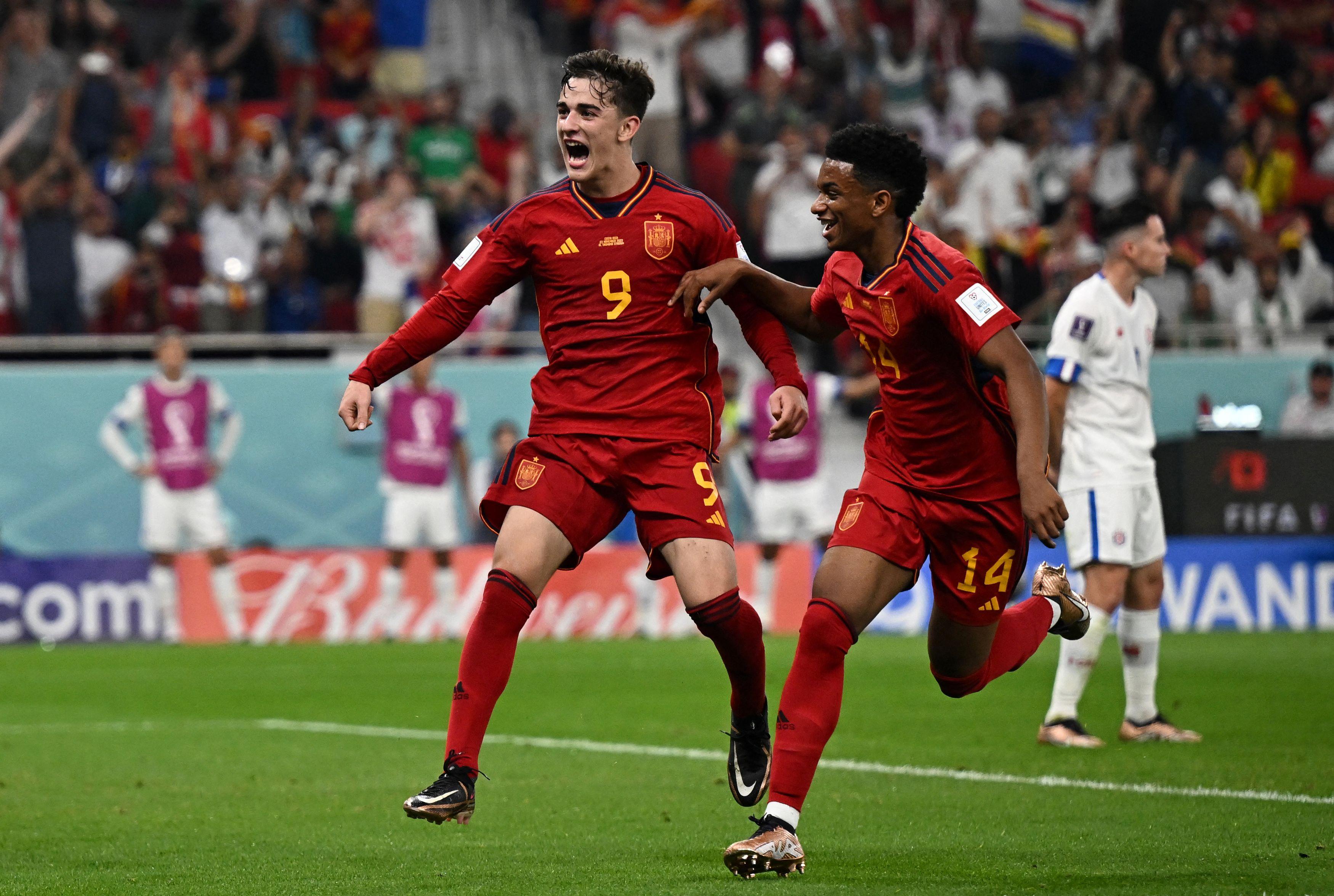 Espanha estreia na Copa com goleada de 7 x 0 contra a Costa Rica