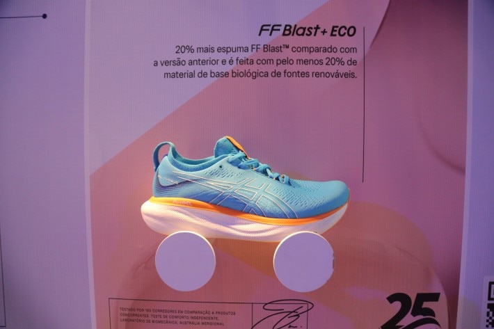 ASICS GEL-NIMBUS 25, totalmente atualizado com Novas Tecnologias