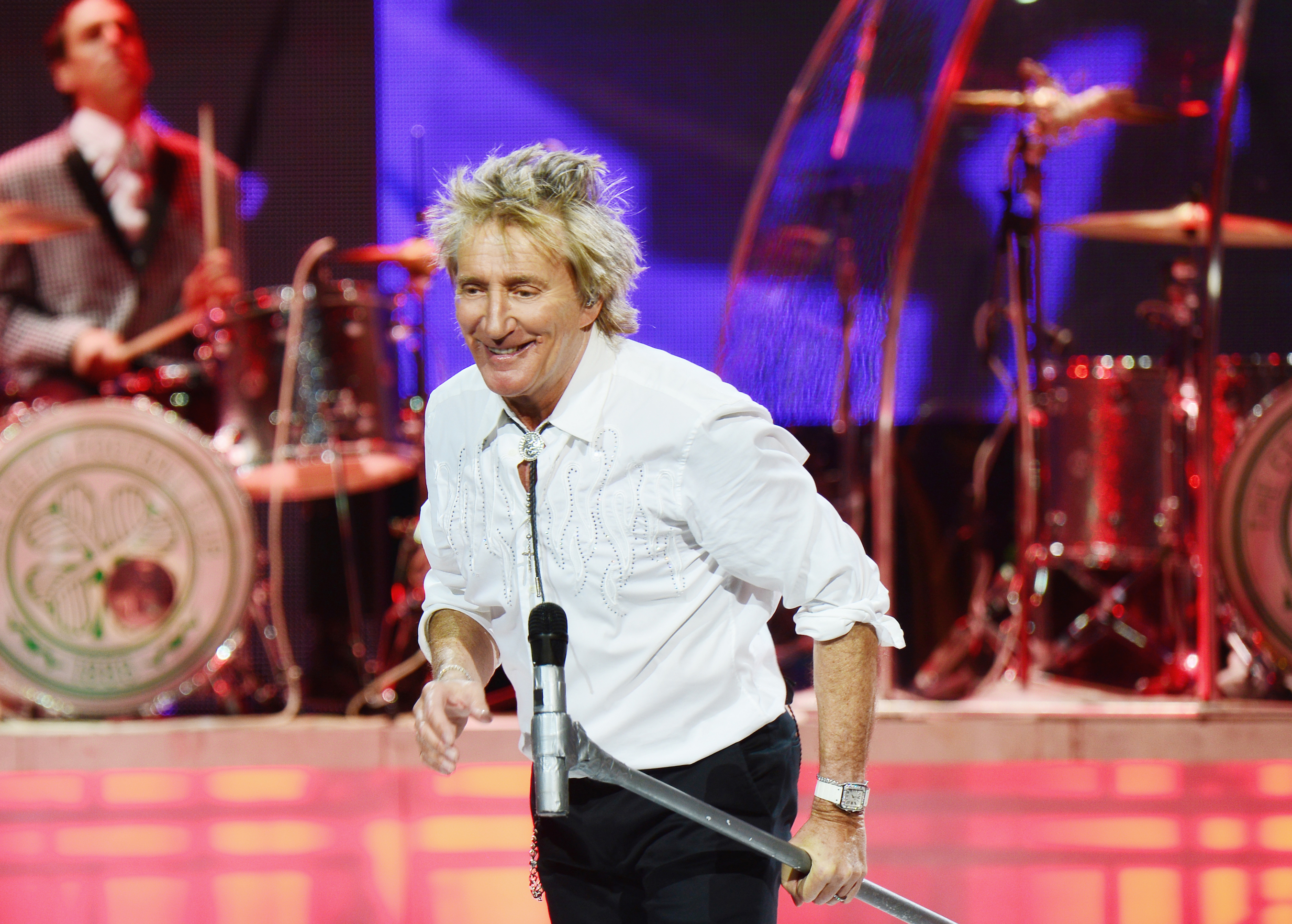 Rod Stewart y su numerosa familia disfrutaron de unas vacaciones juntos -  LA NACION