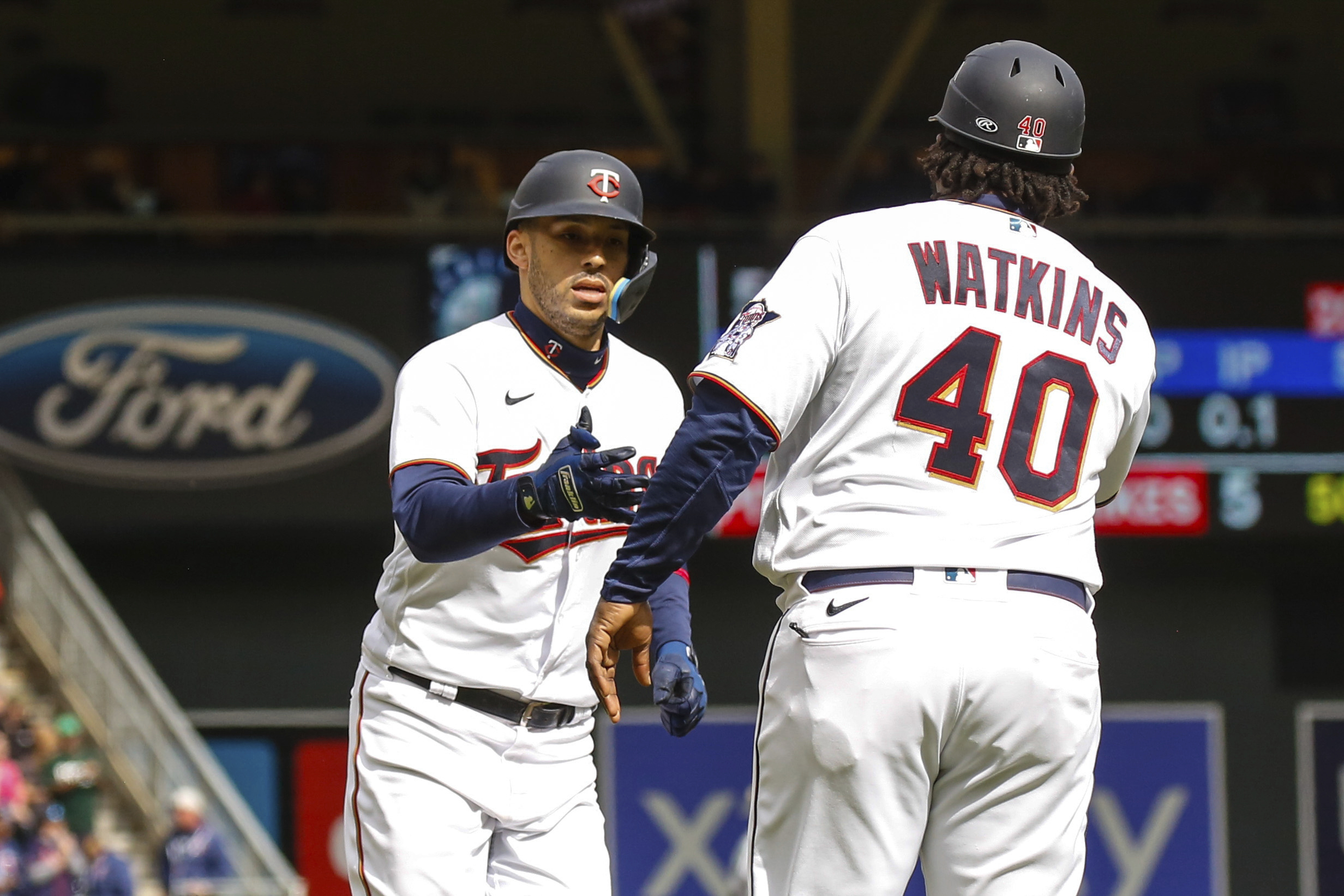 Asi se ve JAVIER BAEZ con uniforme de Detroit Tigers 