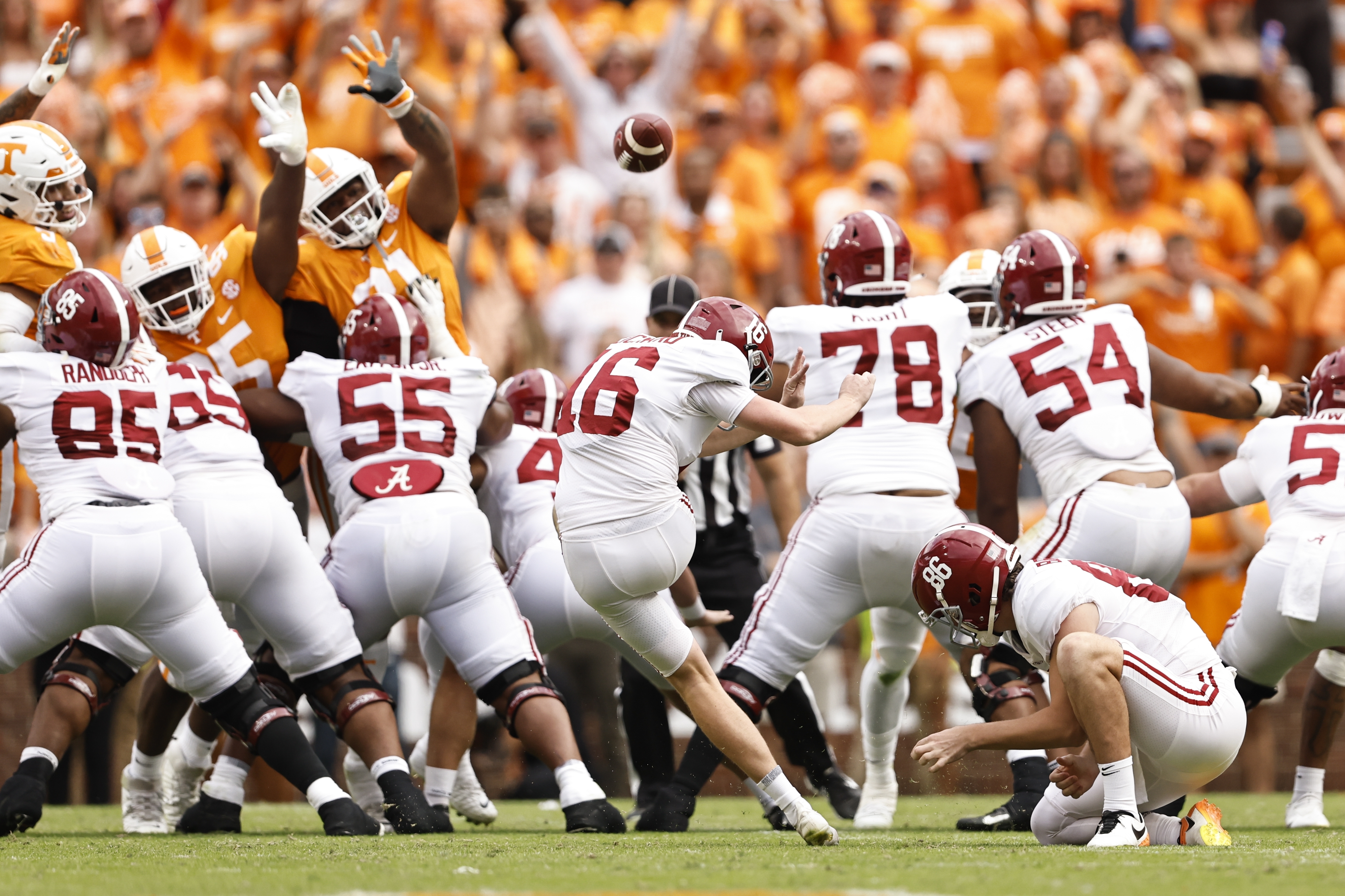 Fans Tear Down Goalposts After Tennessee Stuns Alabama