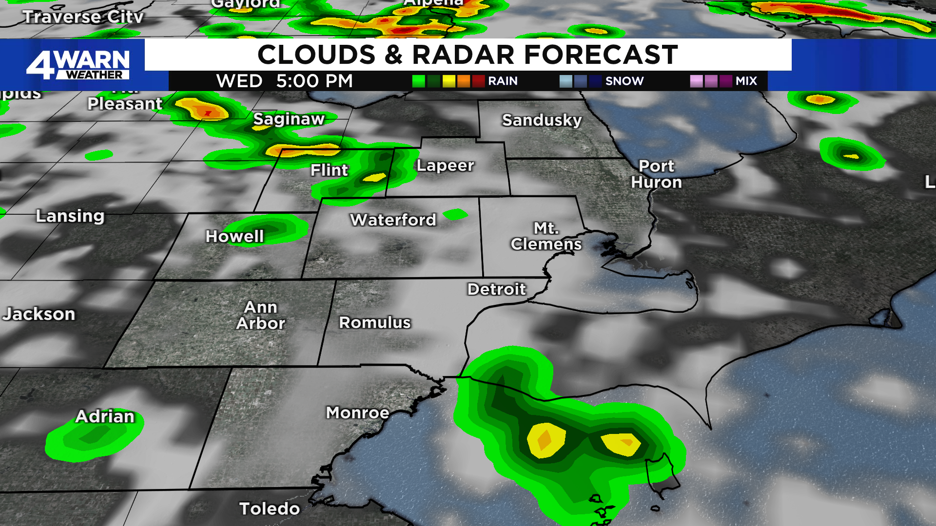 Near record temps give way to storm chances this week in Metro