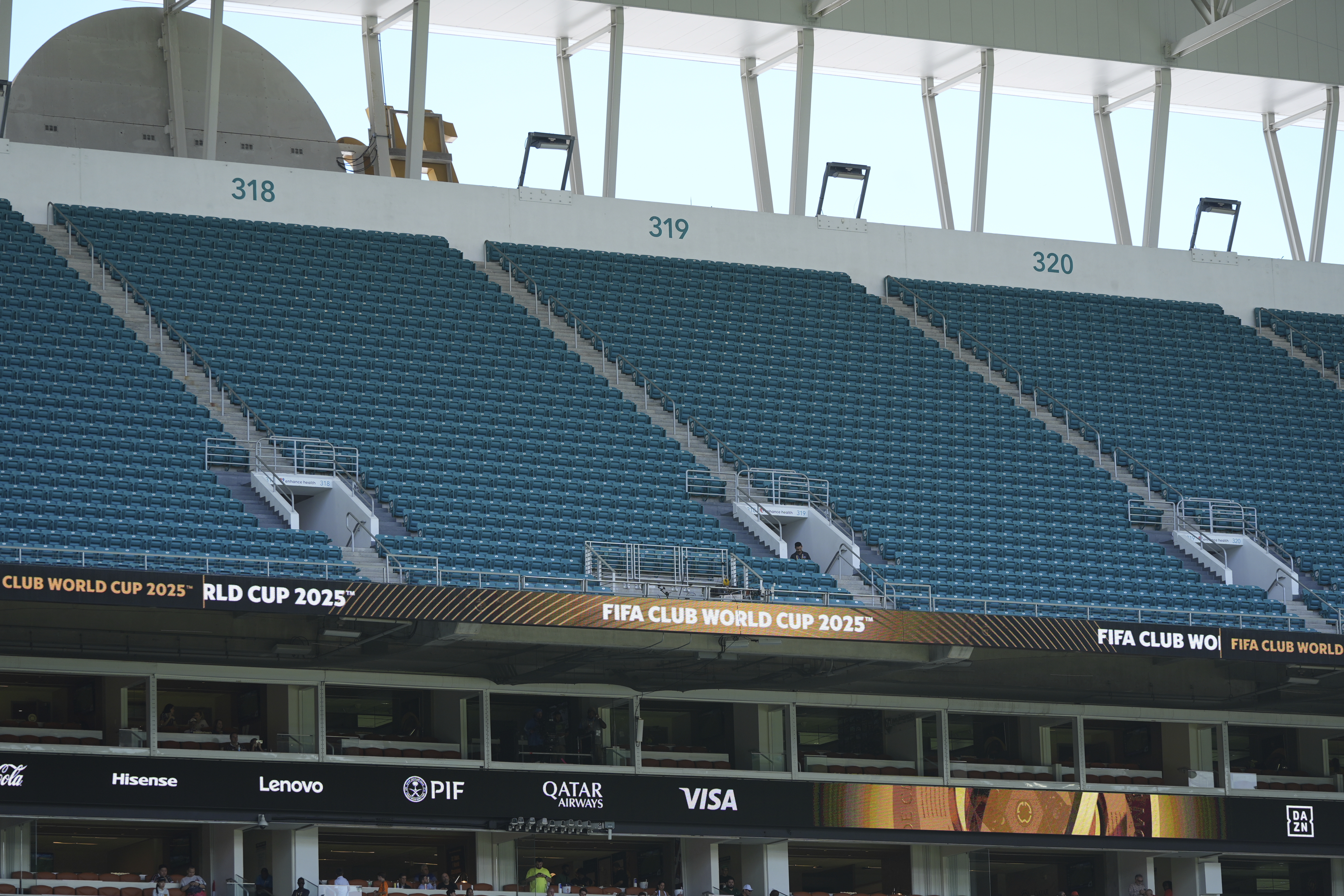 More than 1 million empty seats for Club World Cup group stage