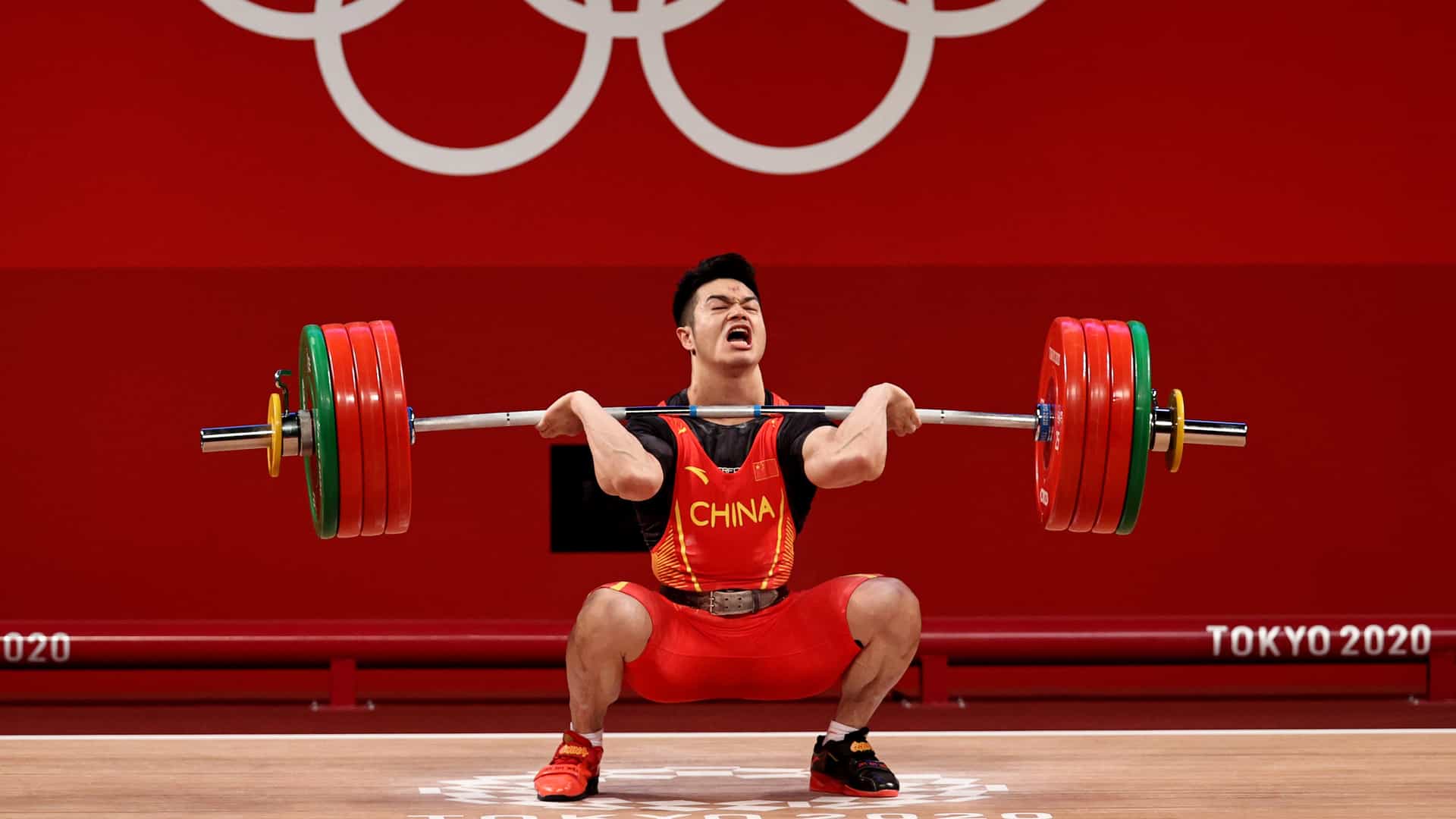 USA Olympic weightlifter CJ Cummings at Summer Games in Tokyo