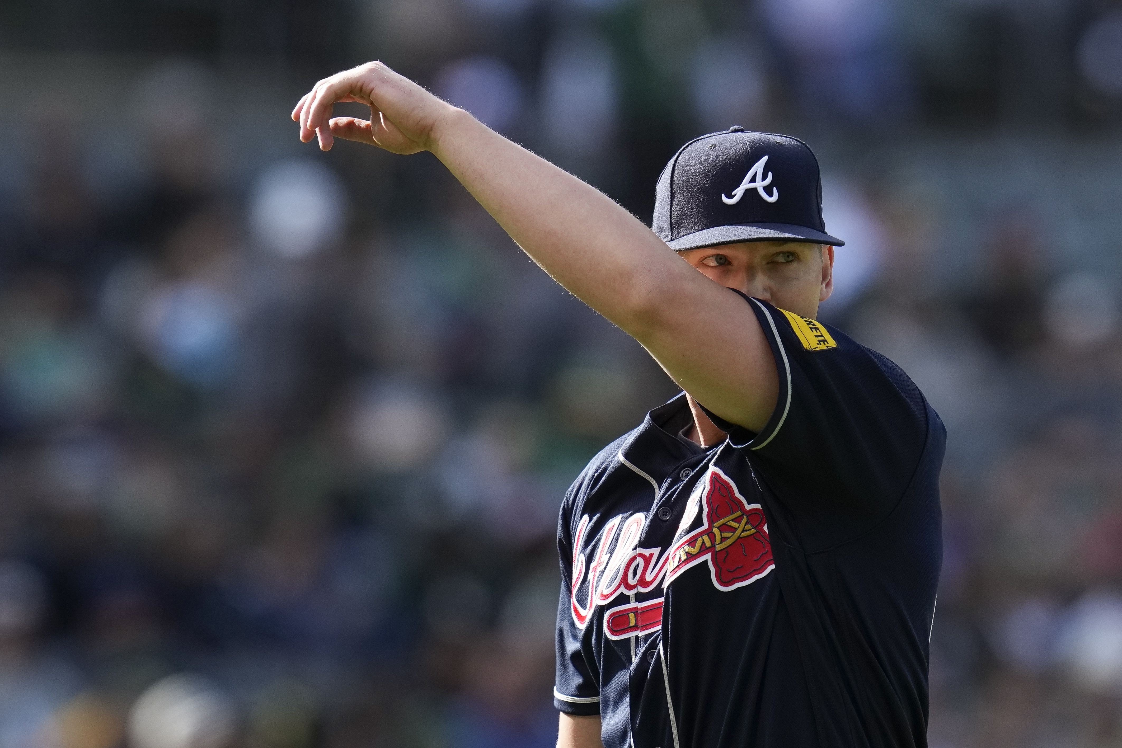 Mike Soroka works to return from Achilles injury