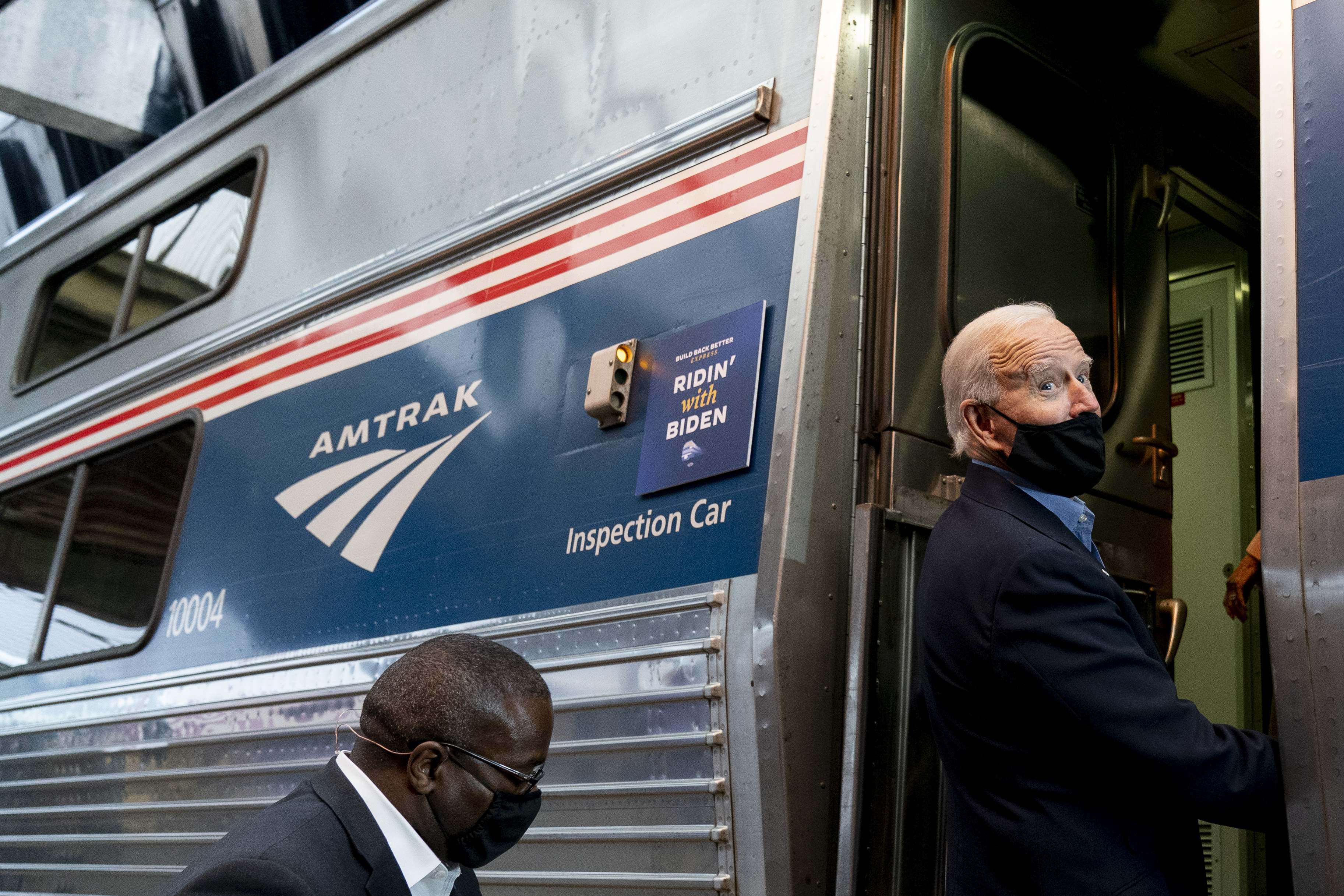 Amtrak rider-in-chief Biden embarks on Rust Belt train tour