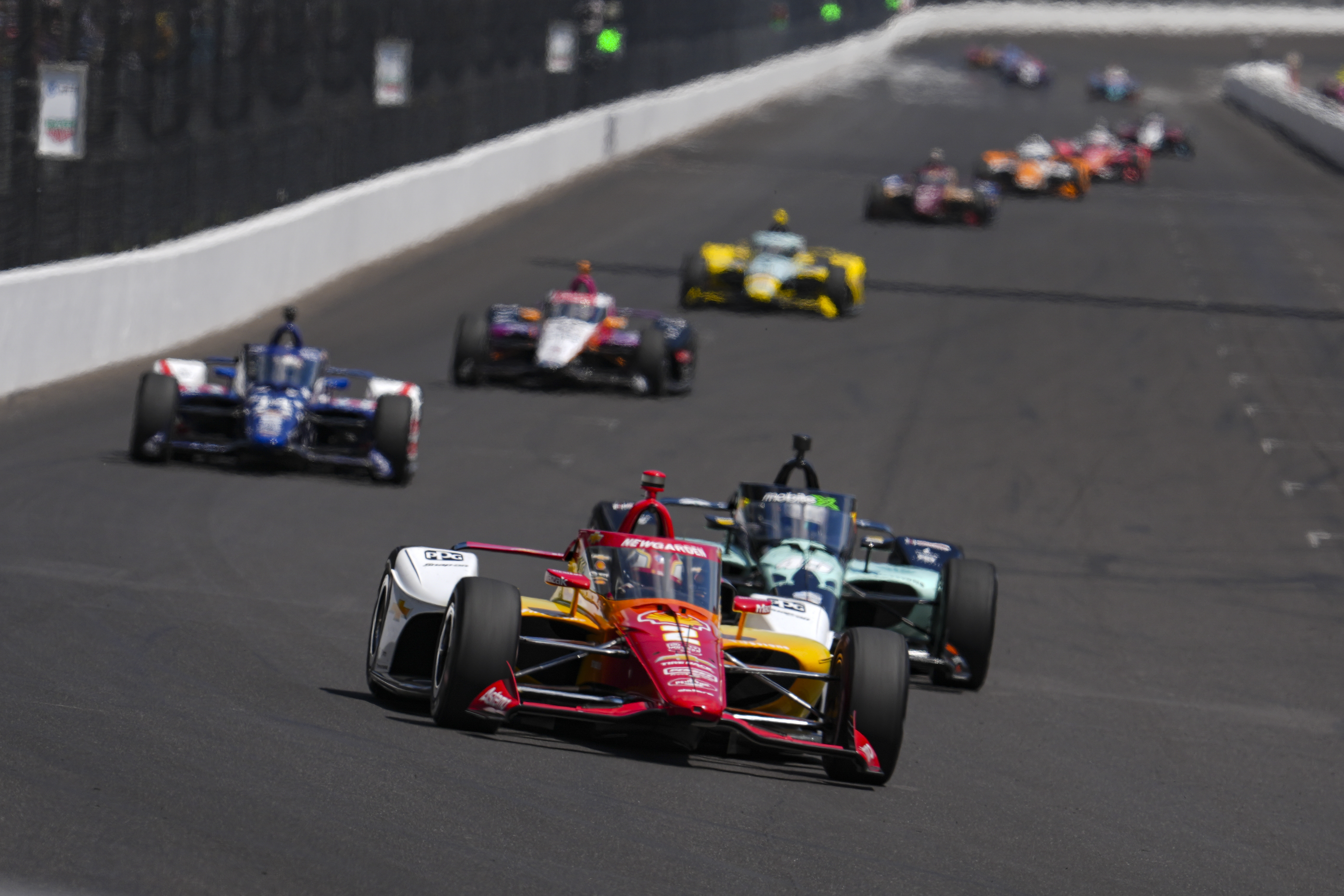 Josef Newgarden beats teammate Will Power in pit-stop challenge
