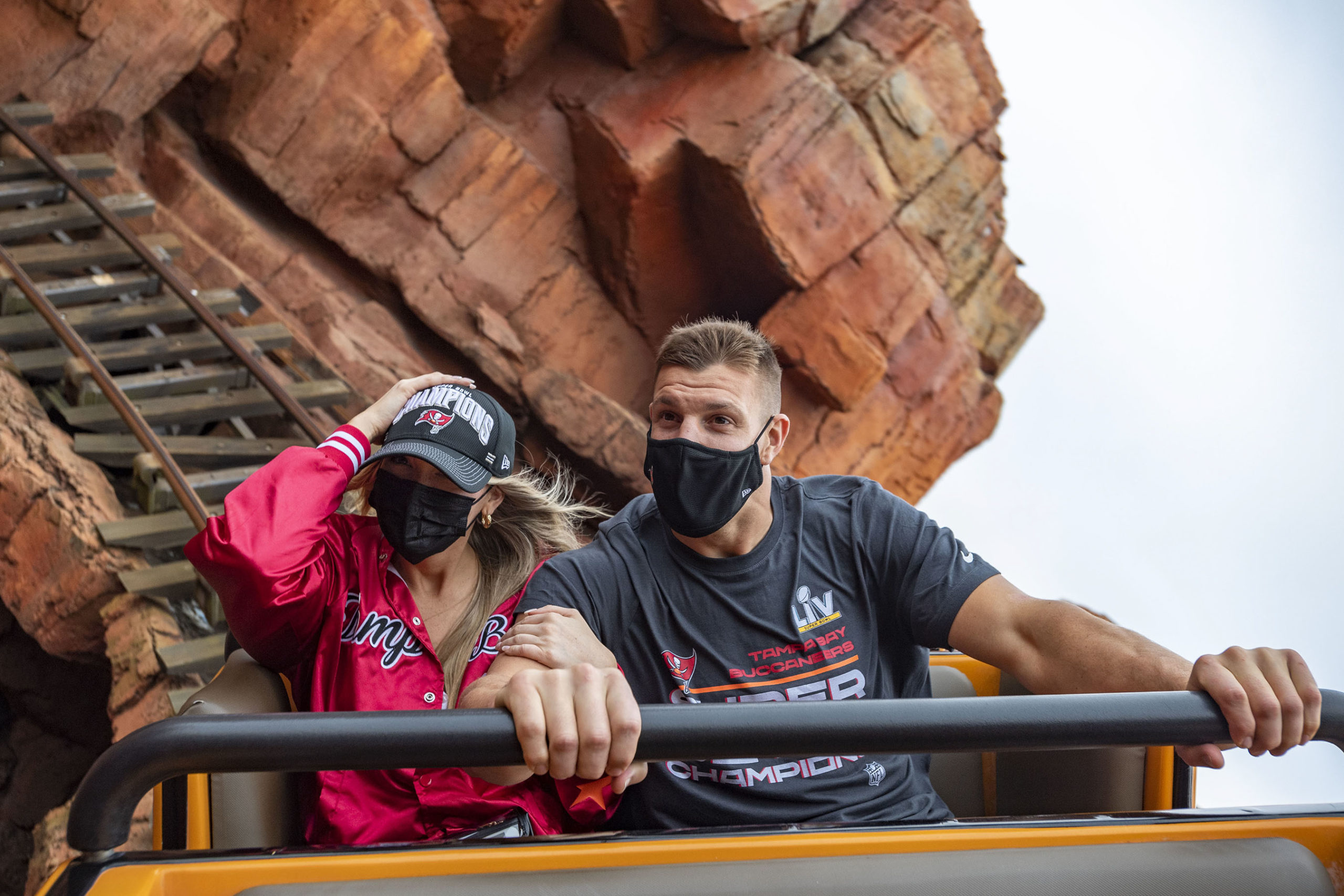 Super Bowl 55 – Tampa Bay Buccaneers Tom Brady And Rob Gronkowski Are  'Going to Disney World' 