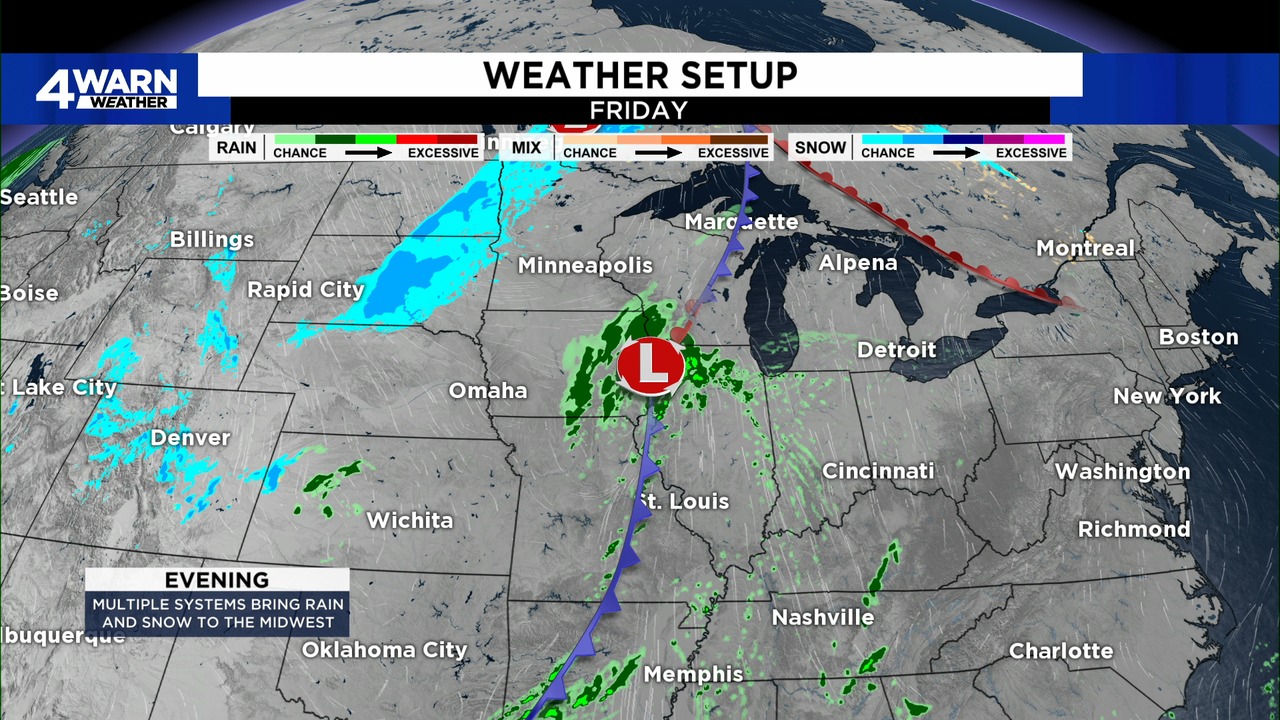 Sunshine wind rain near record warmth over next 48 hours in