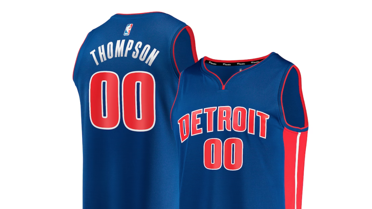 Ausar Thompson Detroit Pistons jersey: Where to buy for No. 5 pick in NBA  Draft 2023 