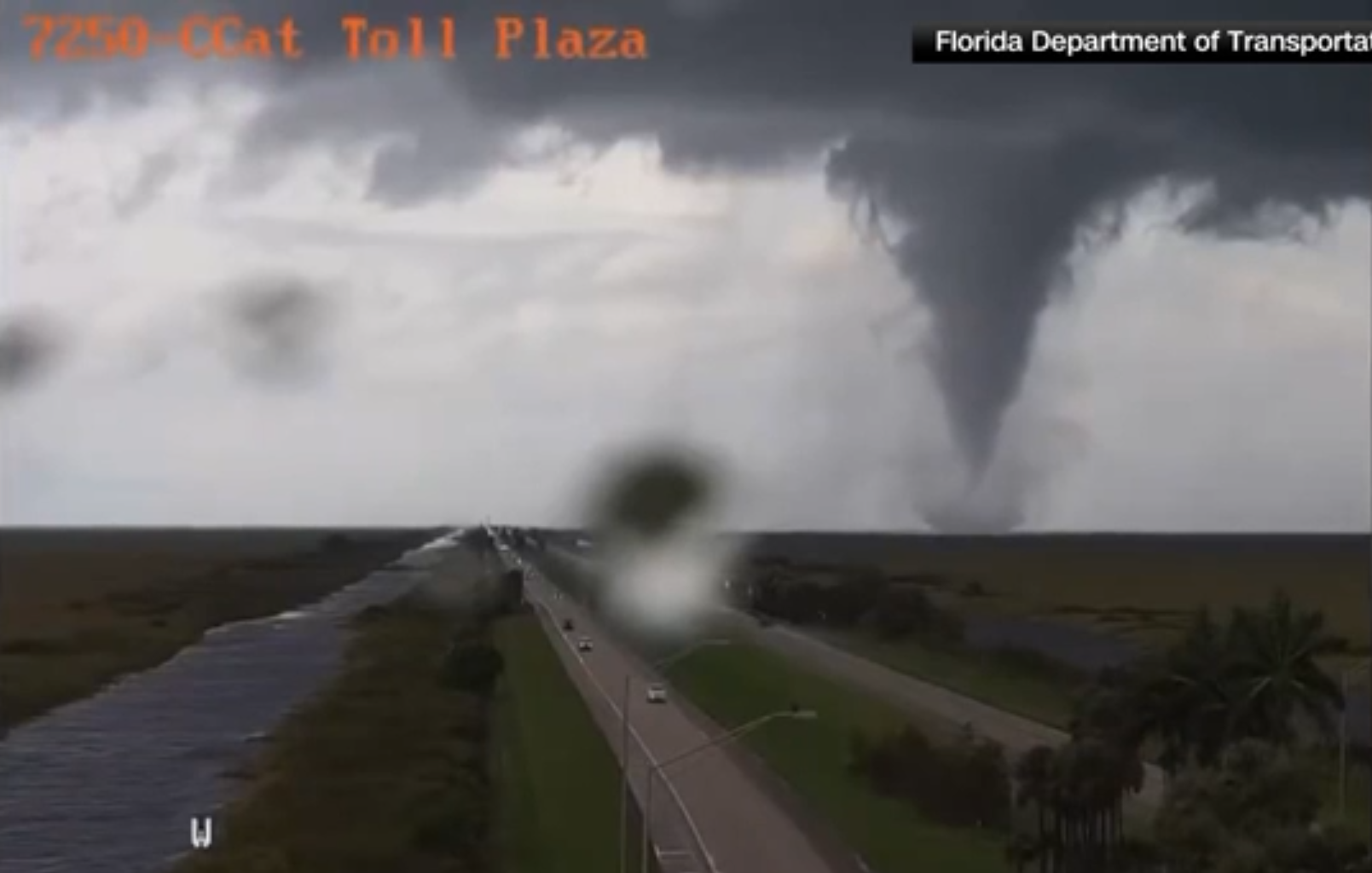 Multiple tornadoes touch down in South Florida before Hurricane