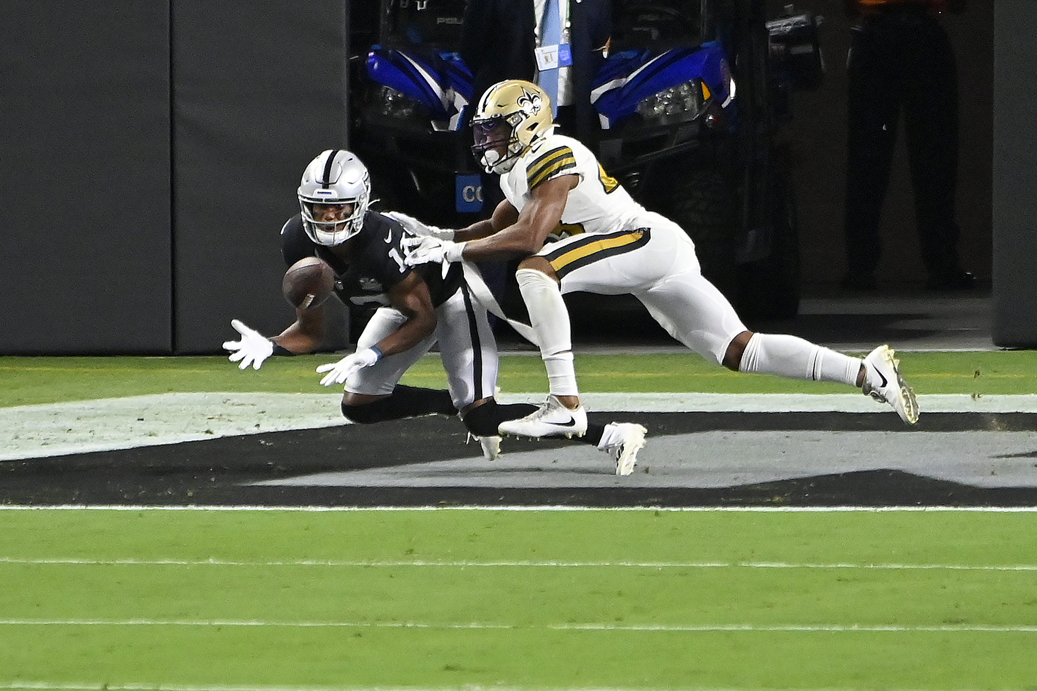 Raiders win 34-24 against Saints during first home game at