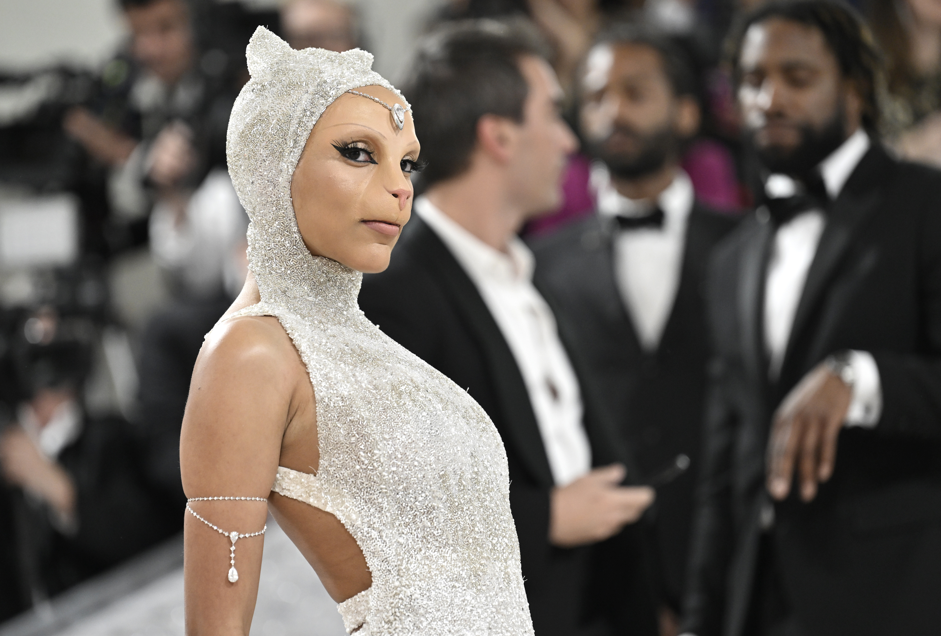 Maude Apatow attends the 2023 Met Gala Celebrating 'Karl Lagerfeld