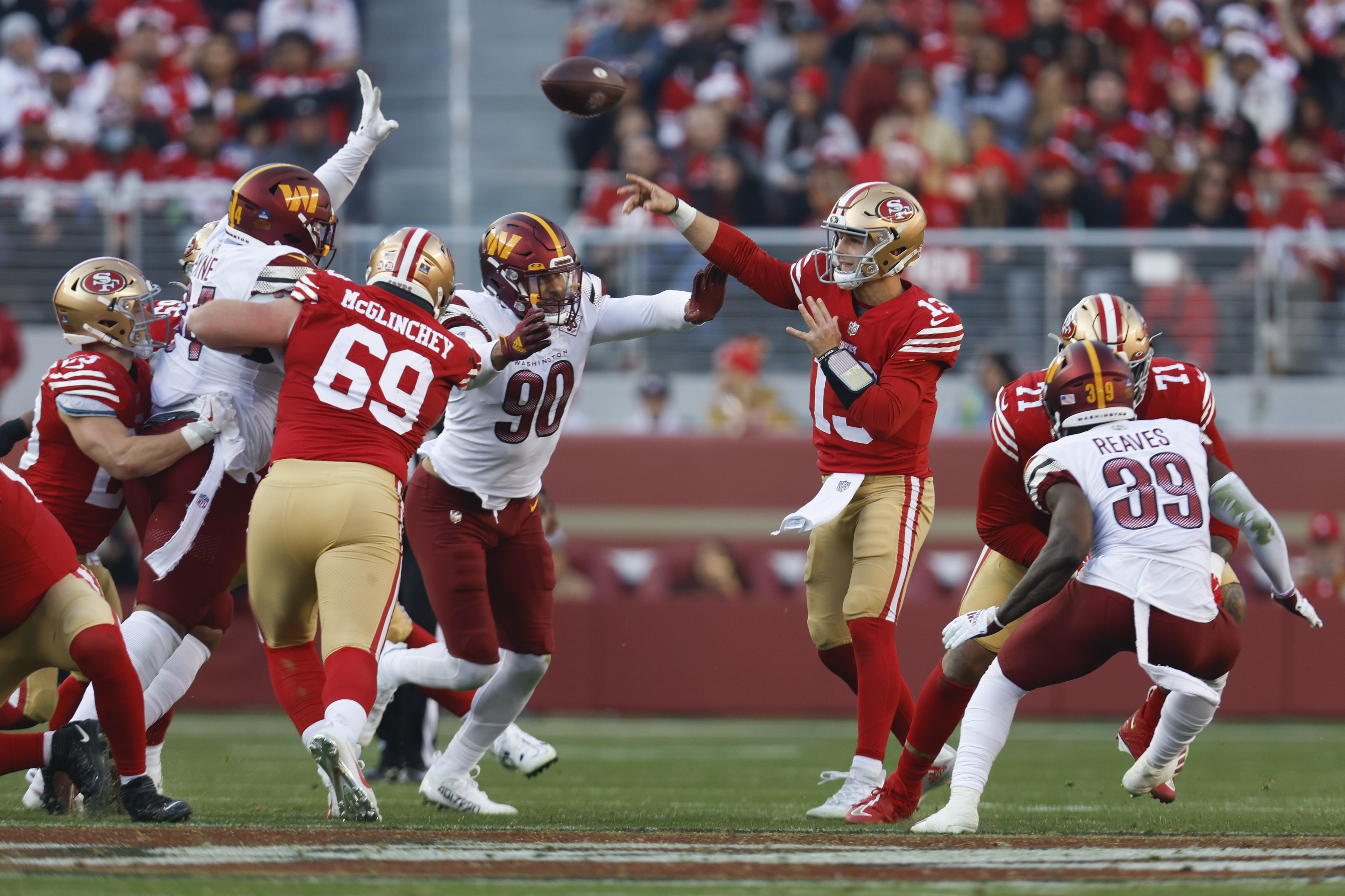 49ers' Fred Warner on Brock Purdy's playoff debut: 'He's the