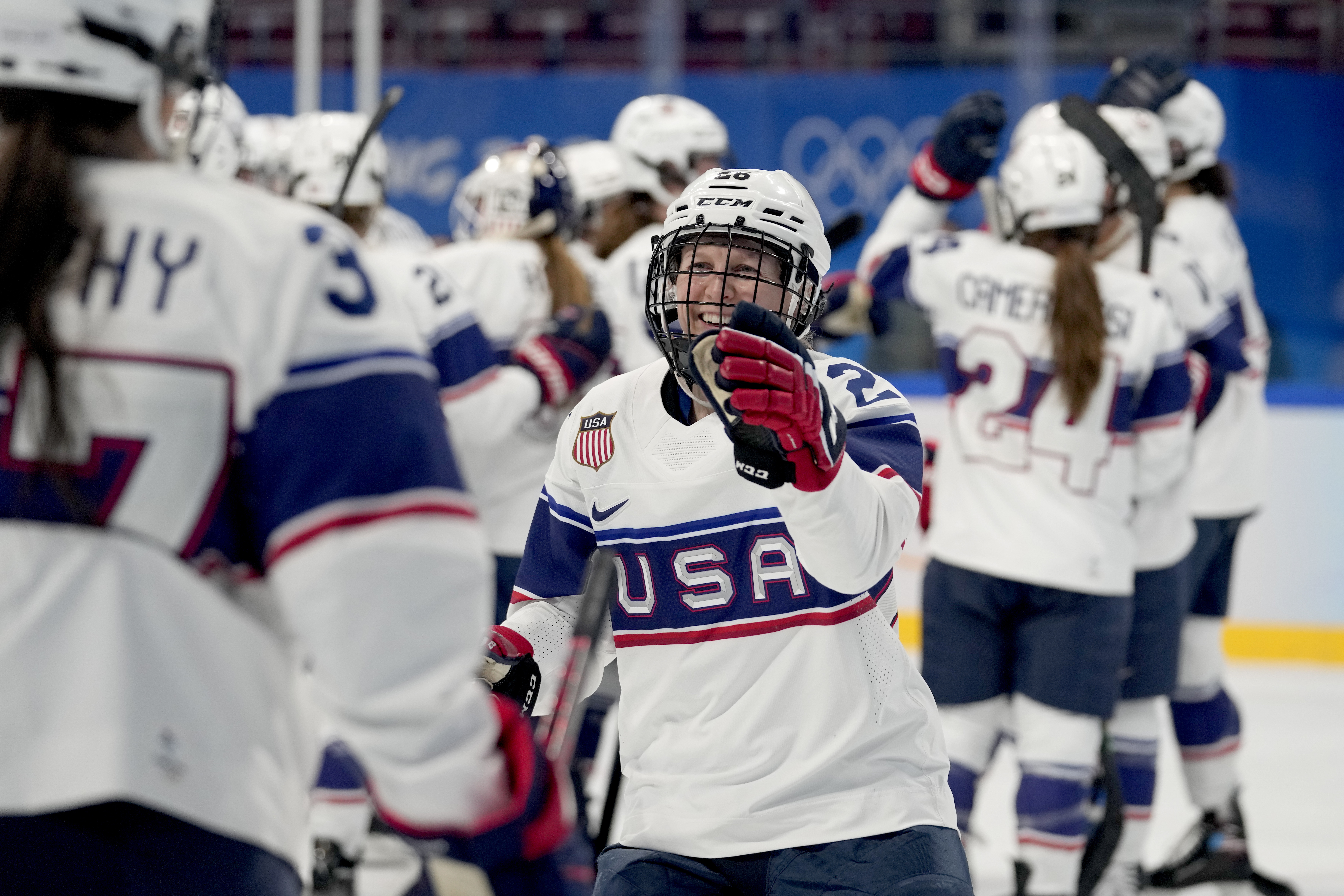 US women's hockey routs ROC to move to 2-0 at Olympics 2022