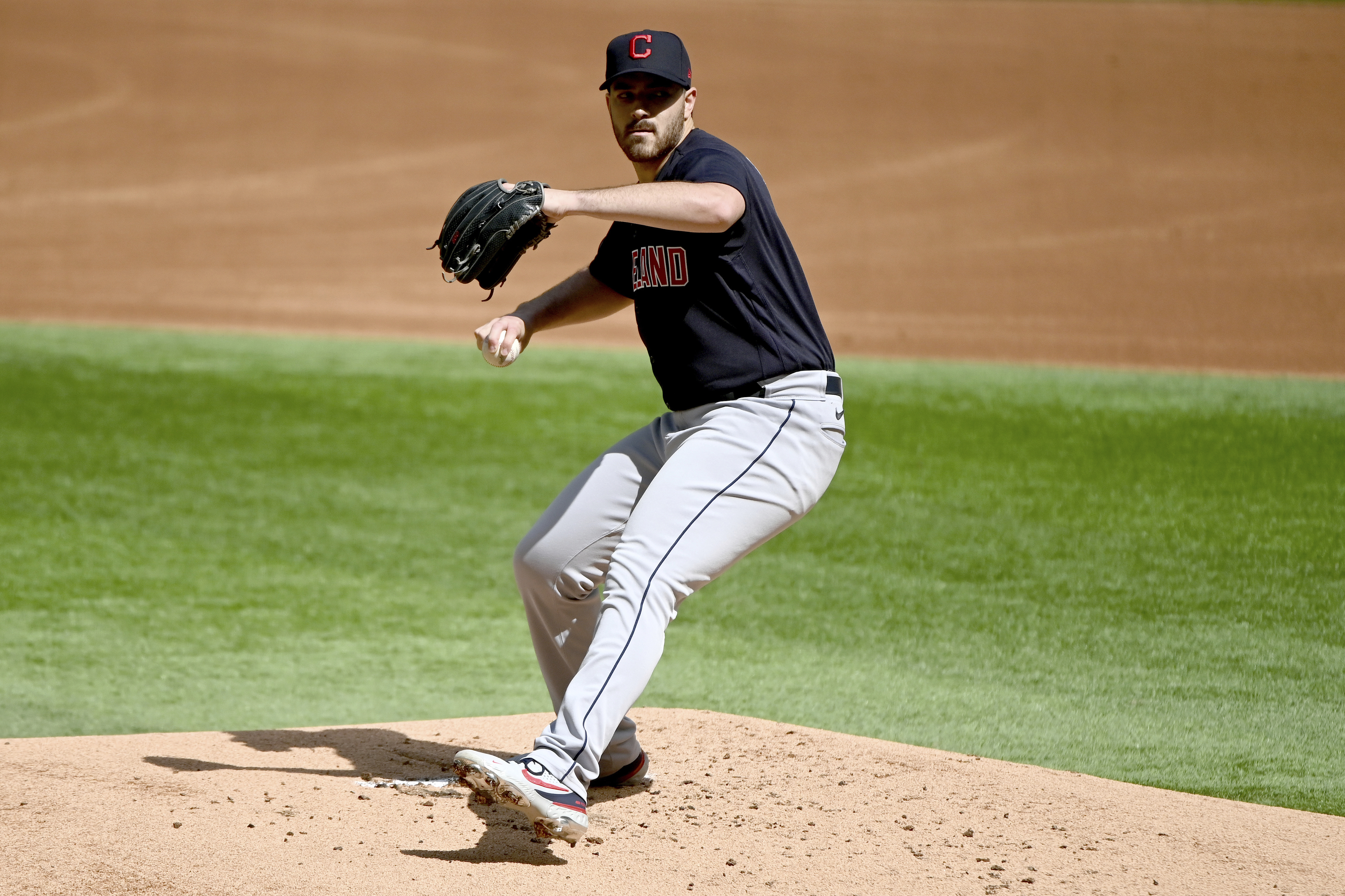 Boston Red Sox shortstop Yu Chang, right, throws out Chicago Cubs