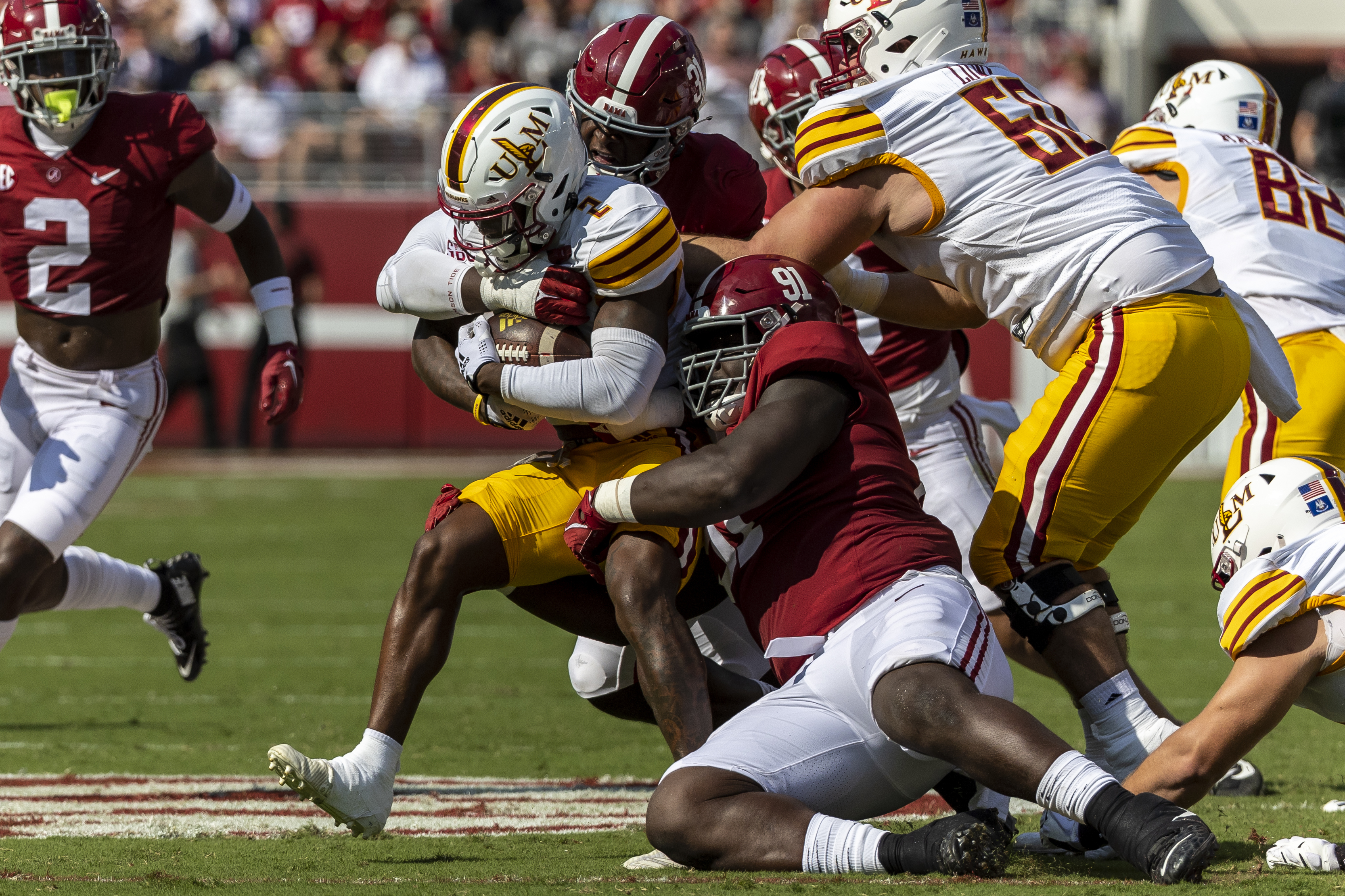 Jaheim Oatis, Alabama, Defensive Line