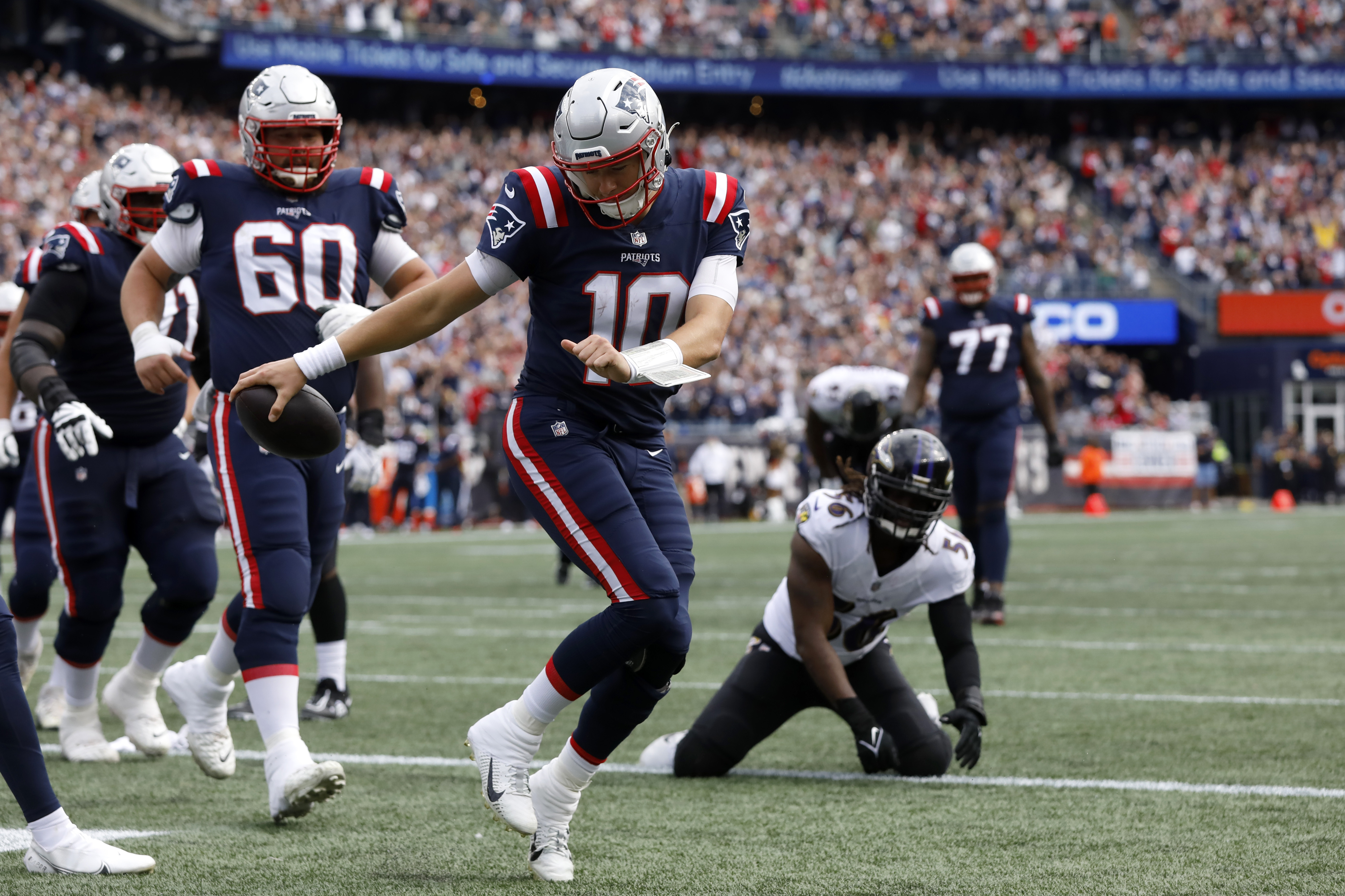 Turnovers doom Patriots as they drop home opener to Ravens