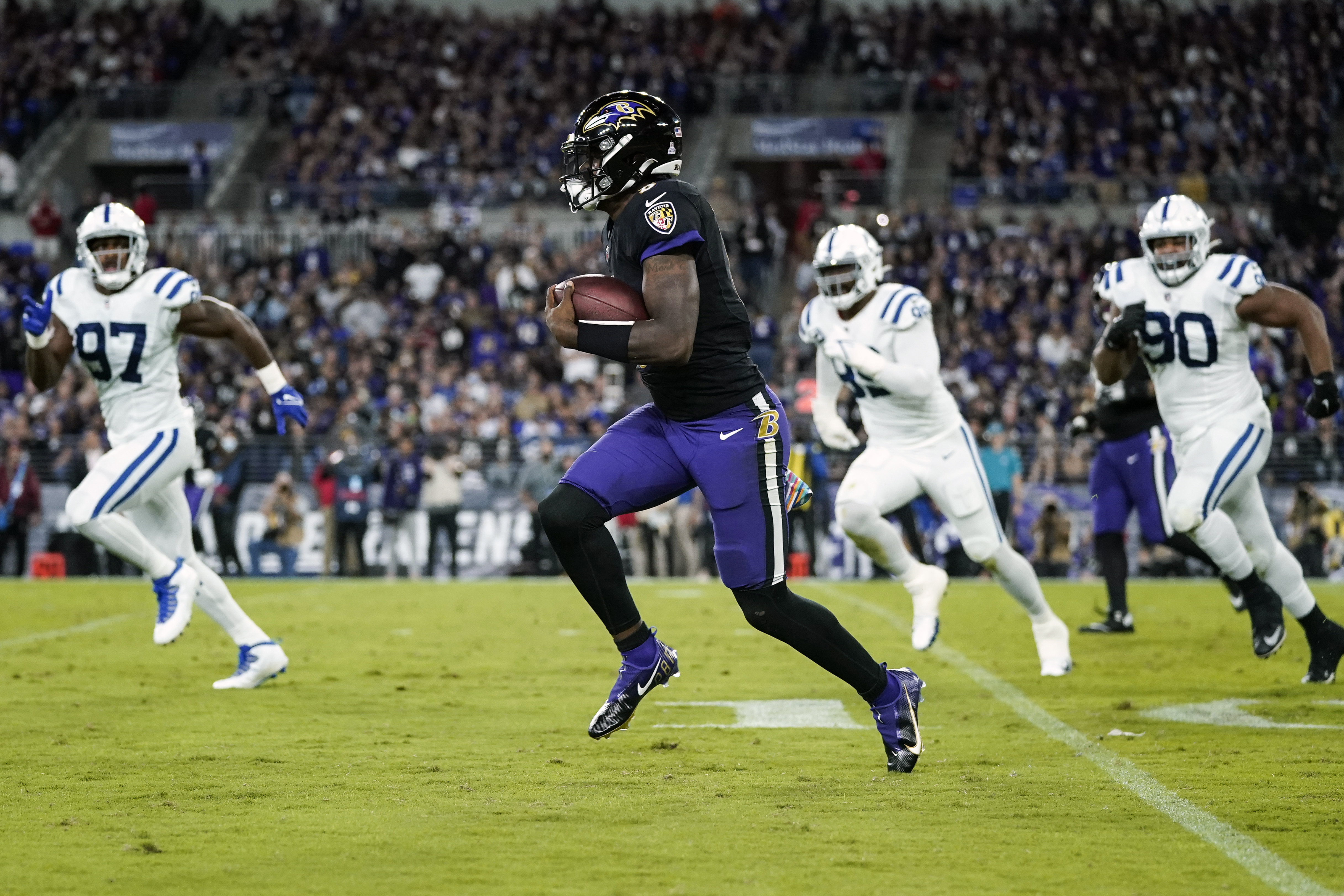 Ravens lose in overtime in close one to Colts