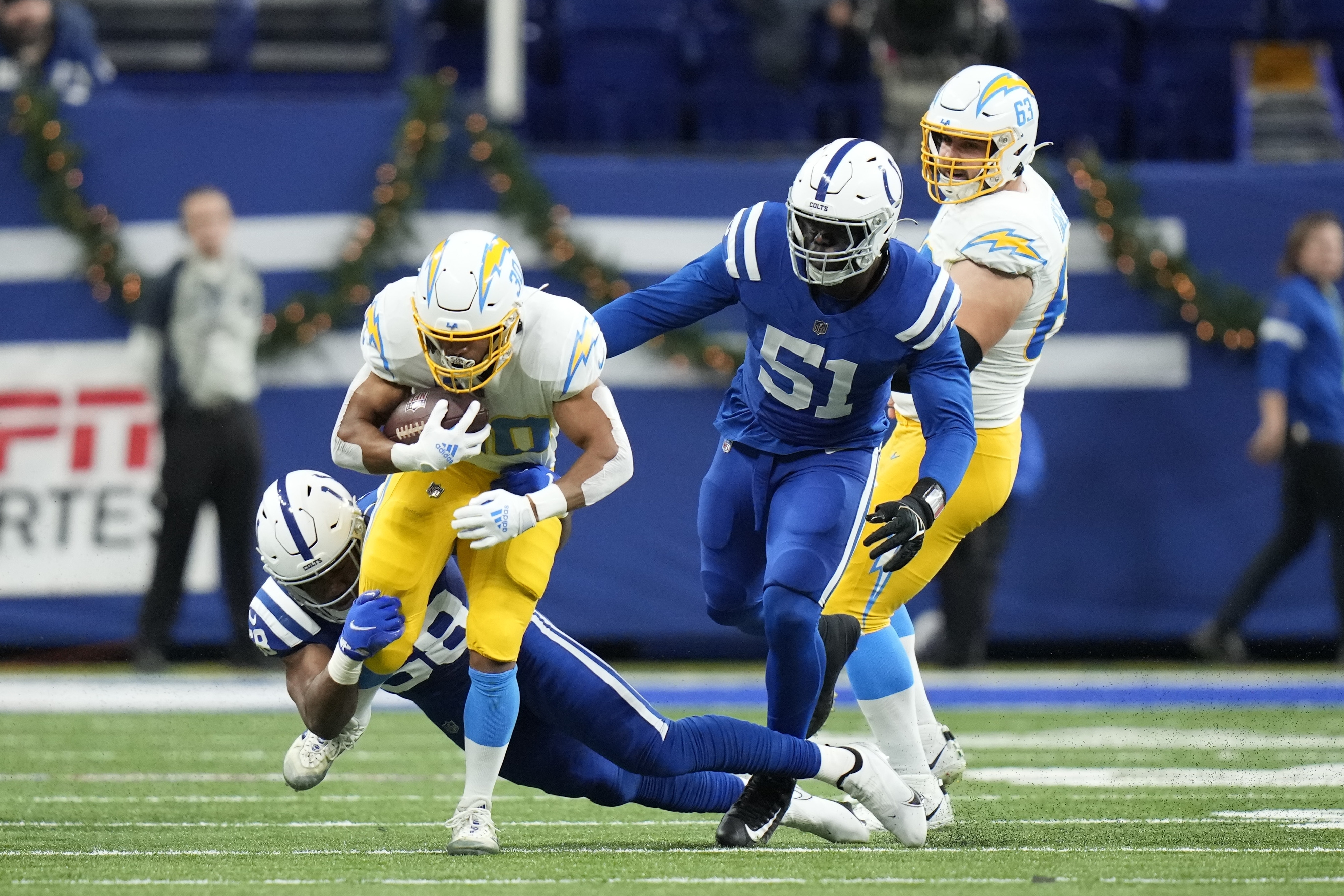 Chargers reach playoffs, beat Foles, overmatched Colts 20-3