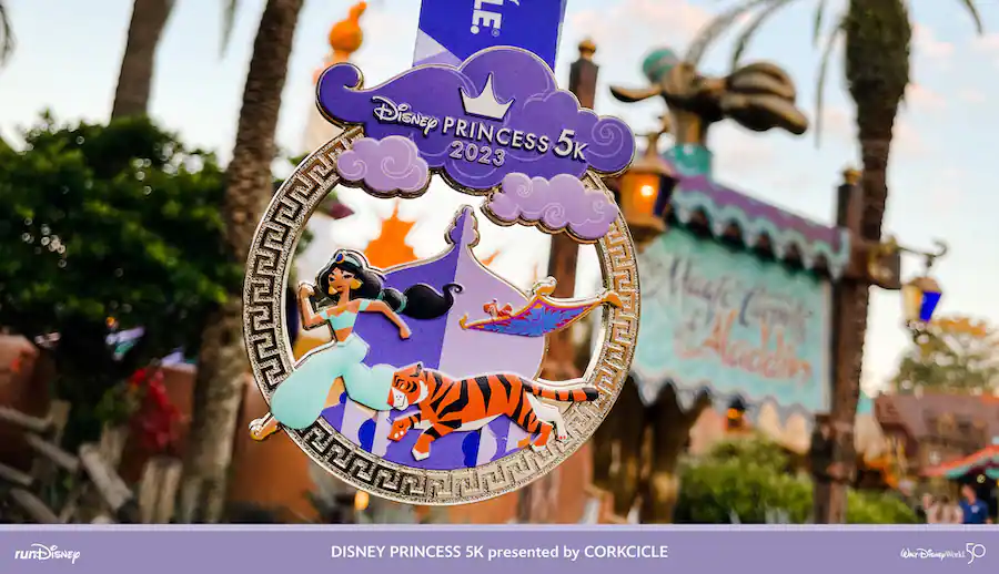 Disney reveals finisher medals for 2023 Disney Princess Half