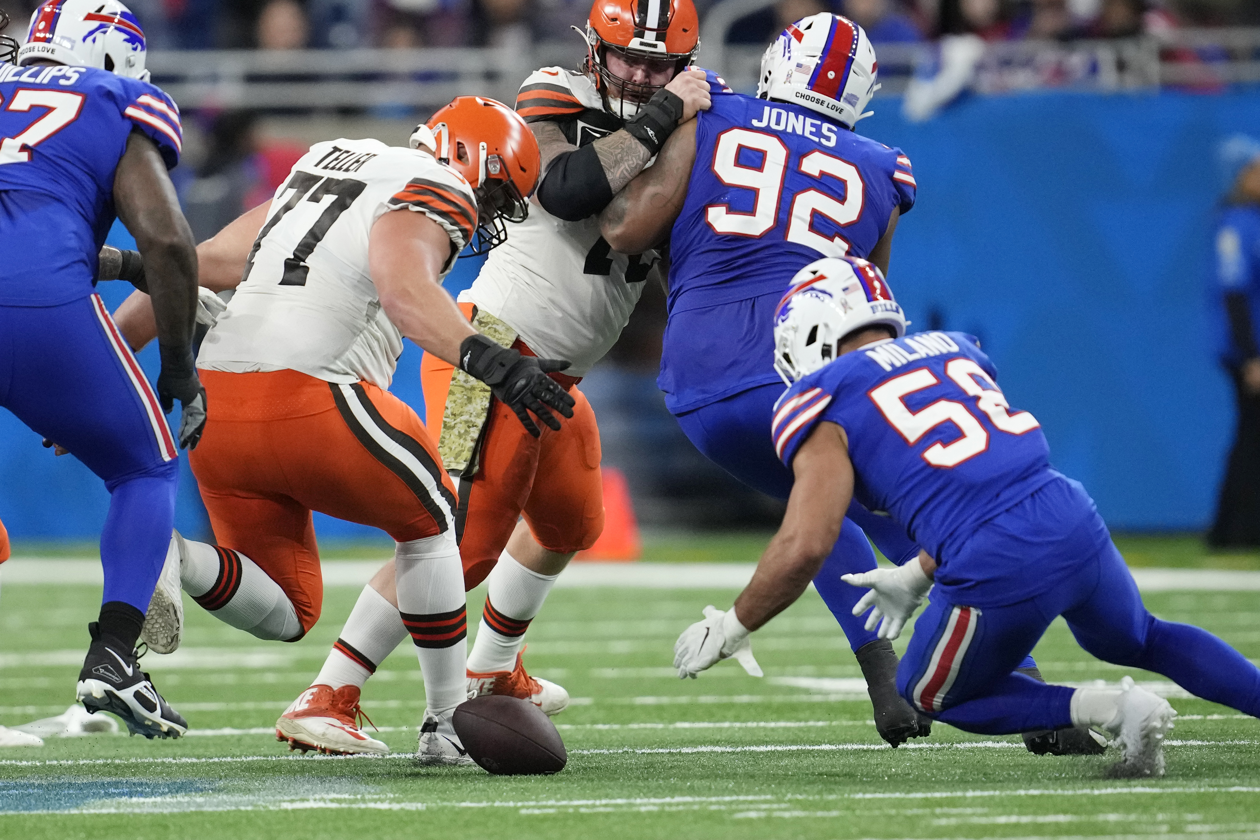 Bills beat Browns 31-23 after snow shifts game to Detroit