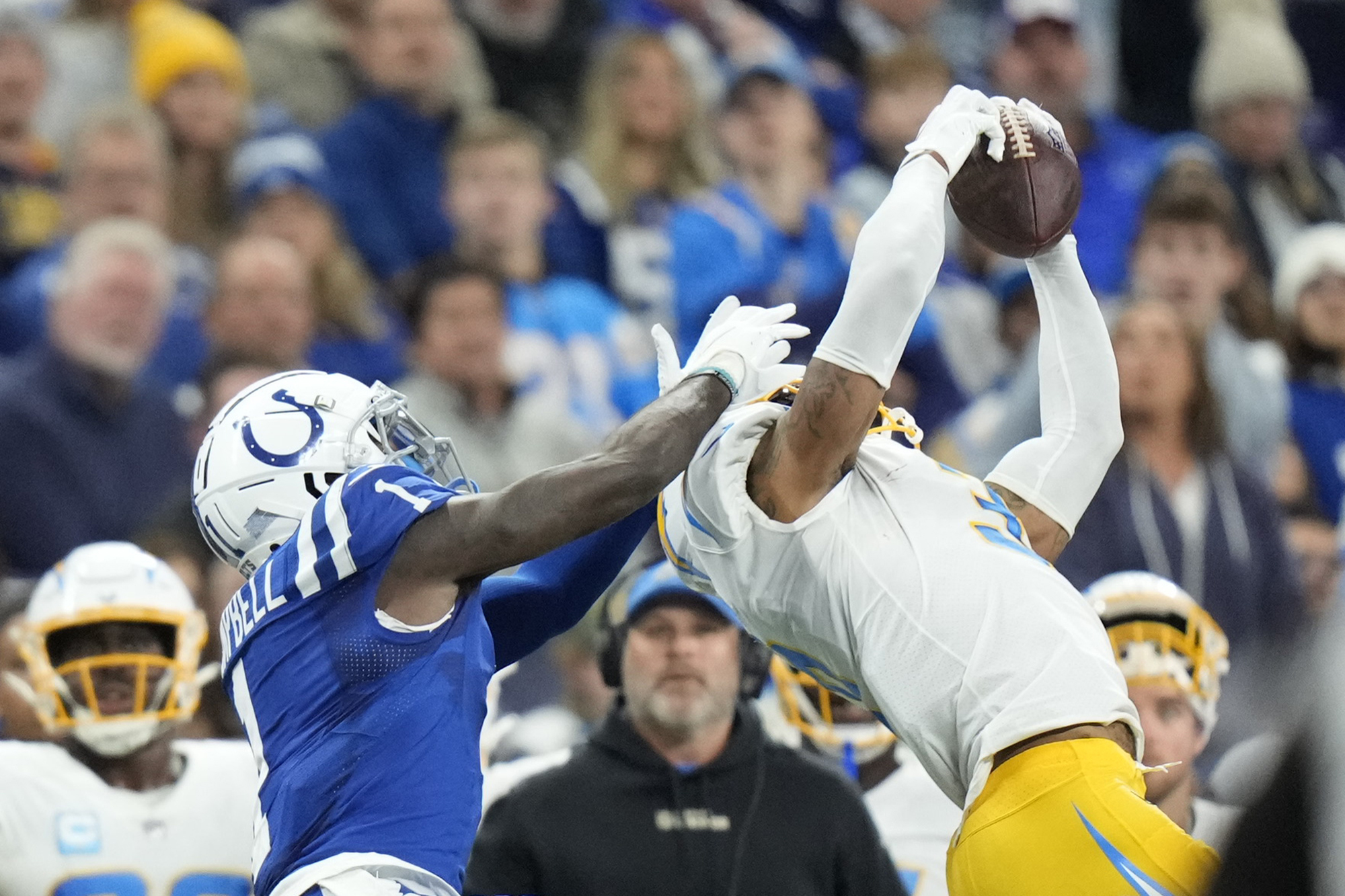 Chargers News: James' 1st INT of 2021 smothers any hope for late