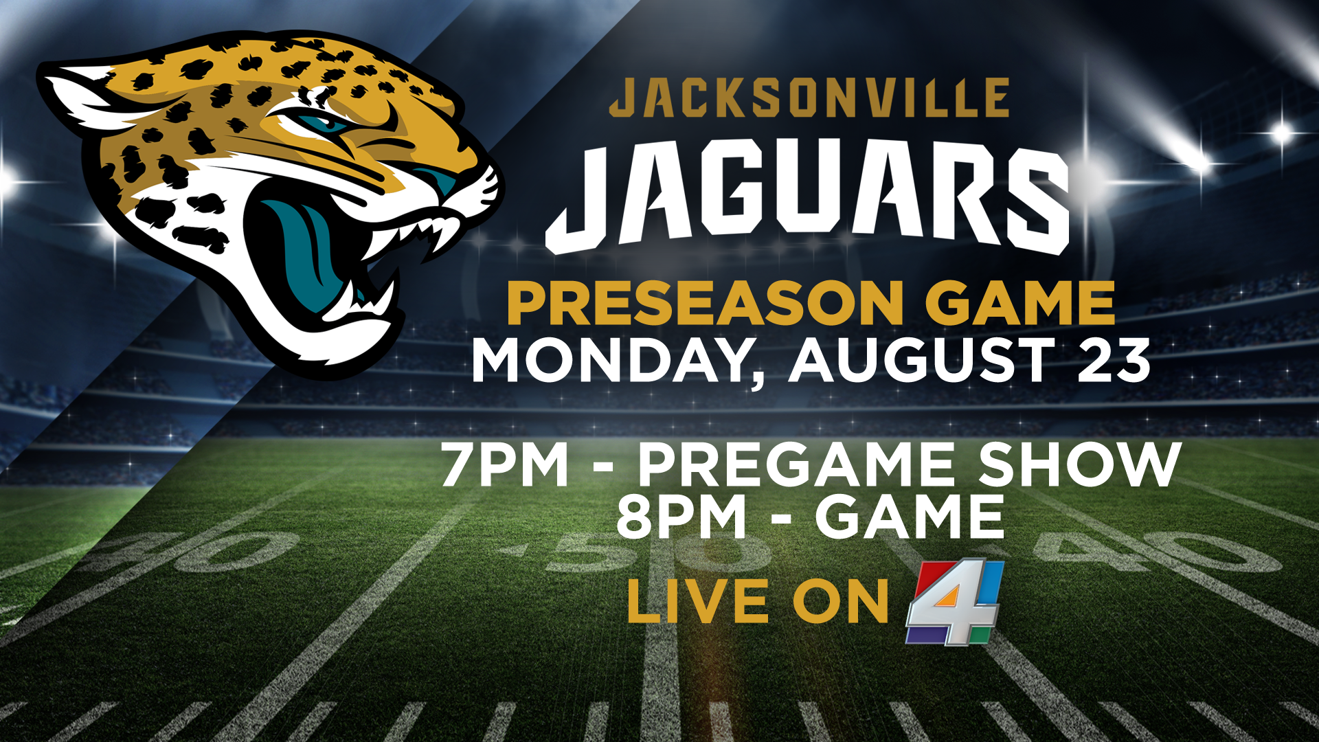 Jaguars preseason game vs. Saints to air on WJXT