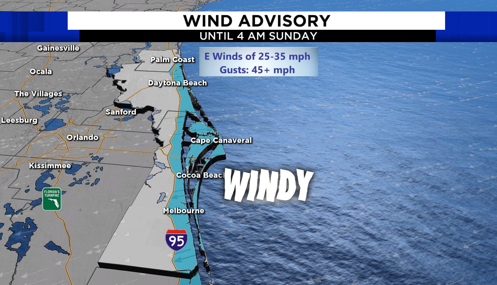 Why has it been so windy in Central Florida all week? Here's the answer