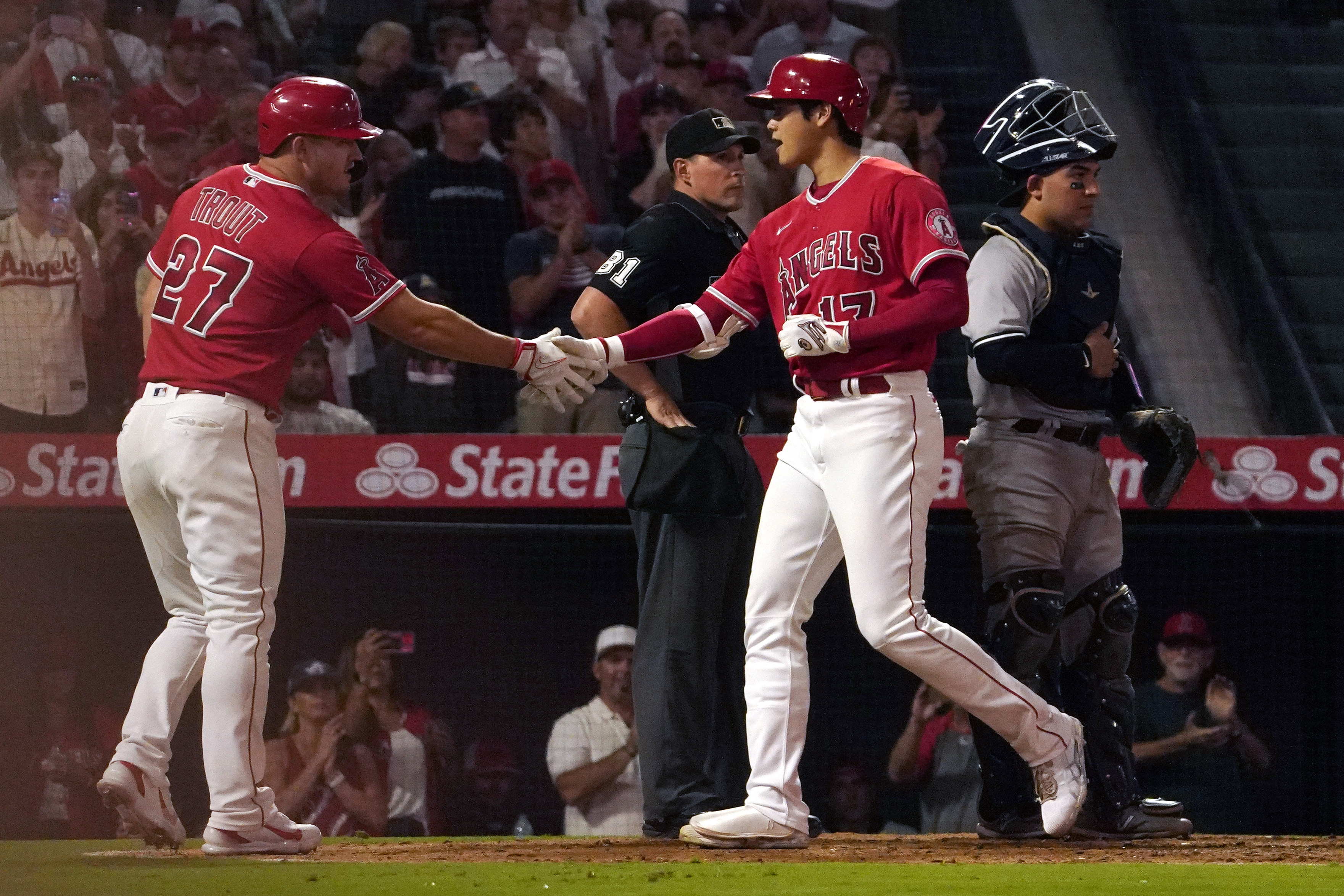 Yankees 3, Angels 4: yankees mlb jersey universe Judge hits 50, but the  Yankees drop another one