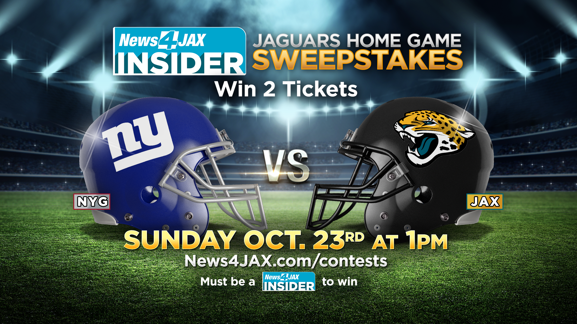 🔒 Cheer on the Jaguars as they take on the NY Giants