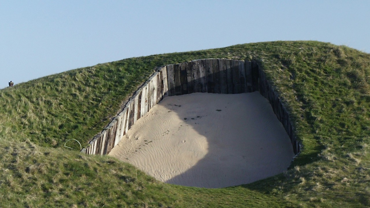 Bunker mentality: Site of this week's British Open features a jaw-dropping  hazard