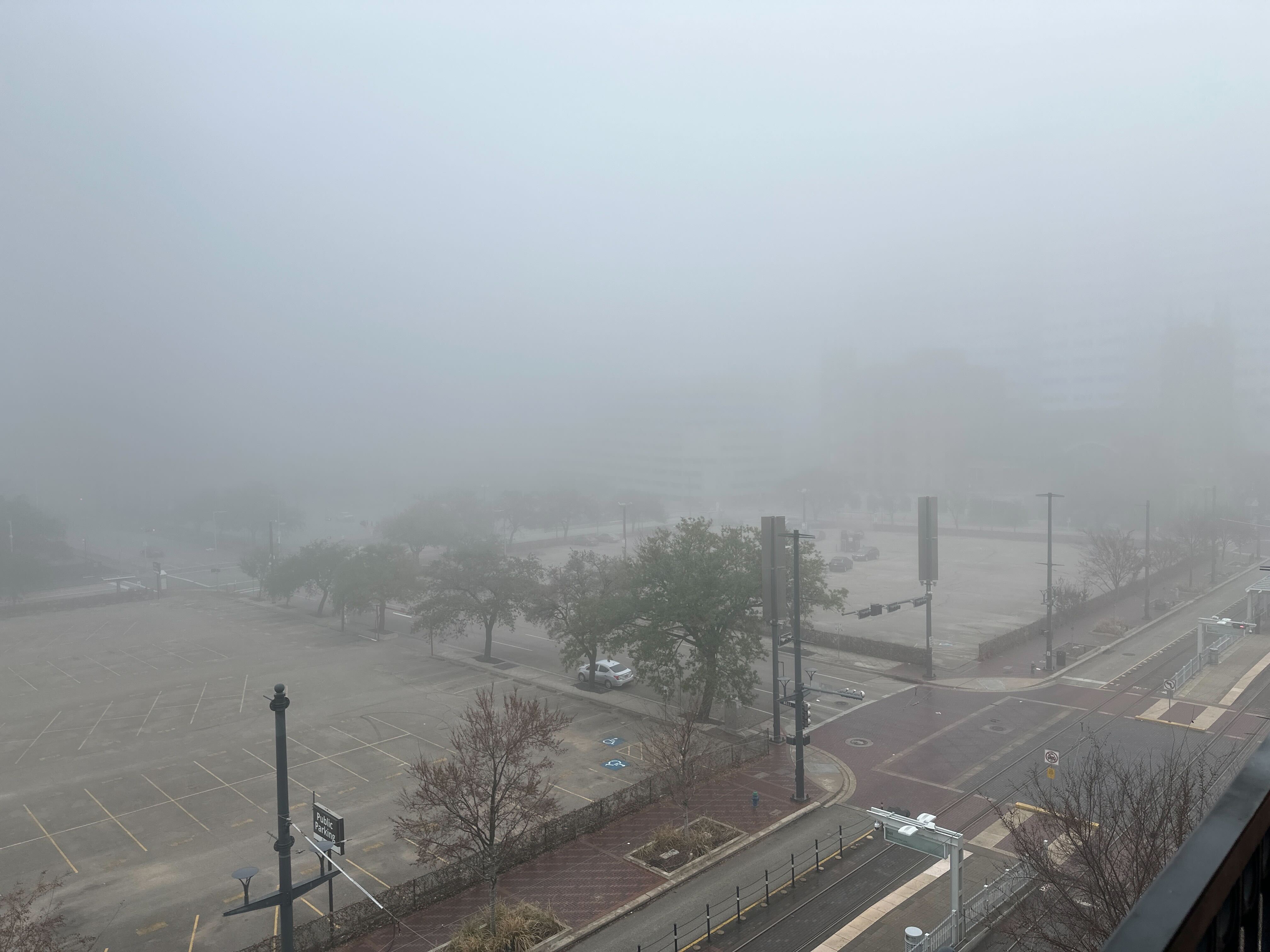 PHOTOS: Is it fog or smoke? Moderate to unhealthy air quality levels  reported in the Houston area following New Year's celebrations
