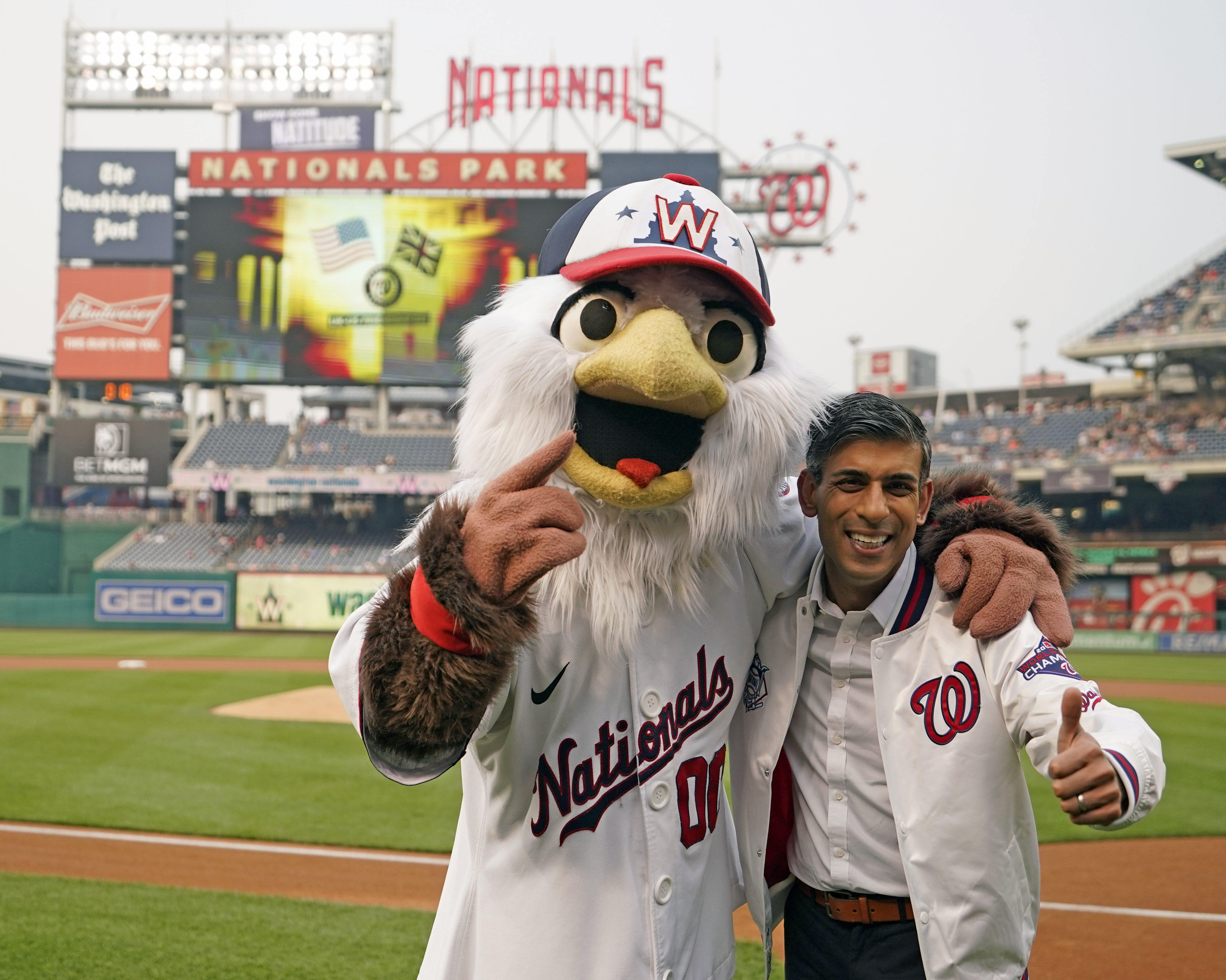 Washington Nationals Mascot Pin