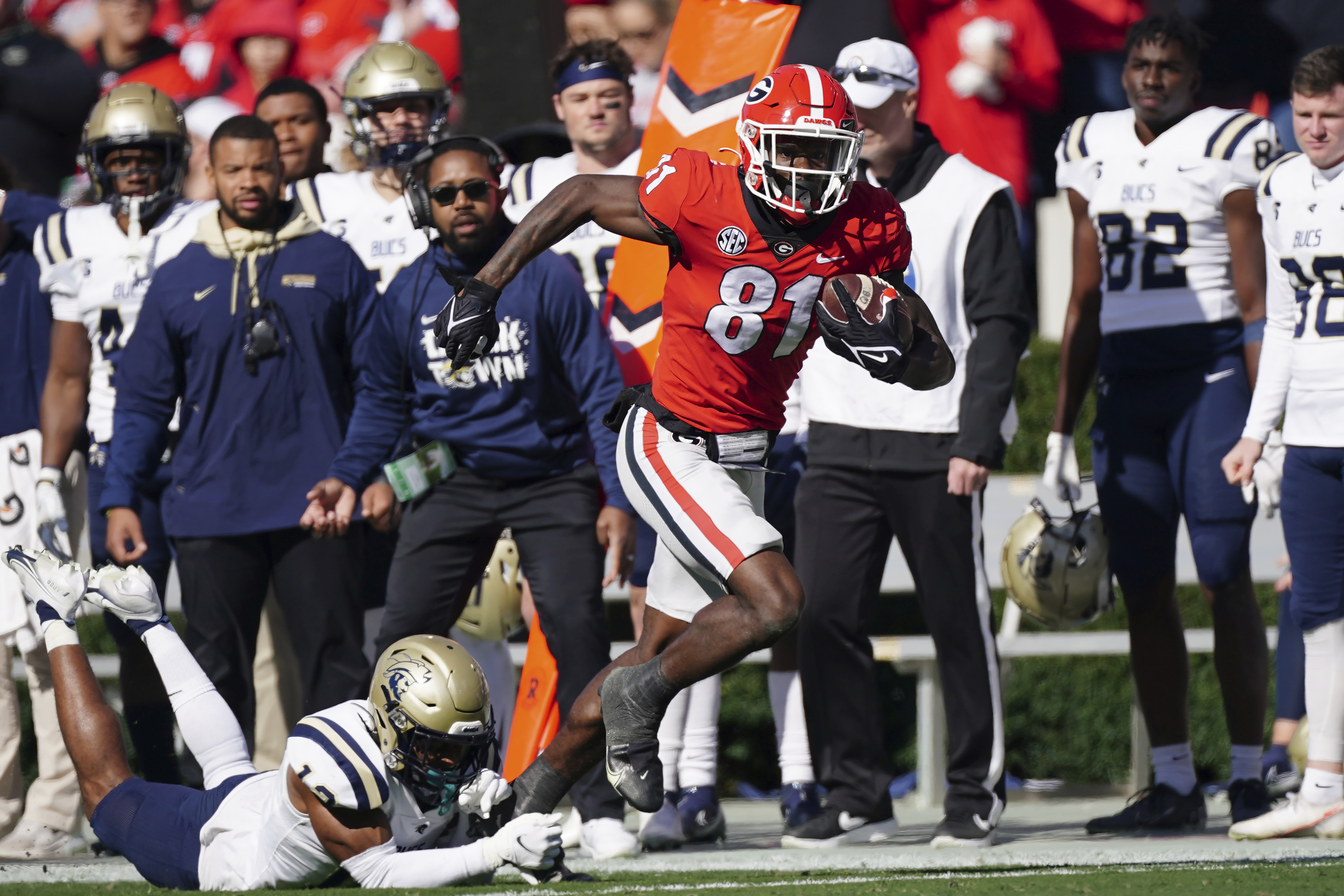 Jordan Davis, Georgia, Tight End