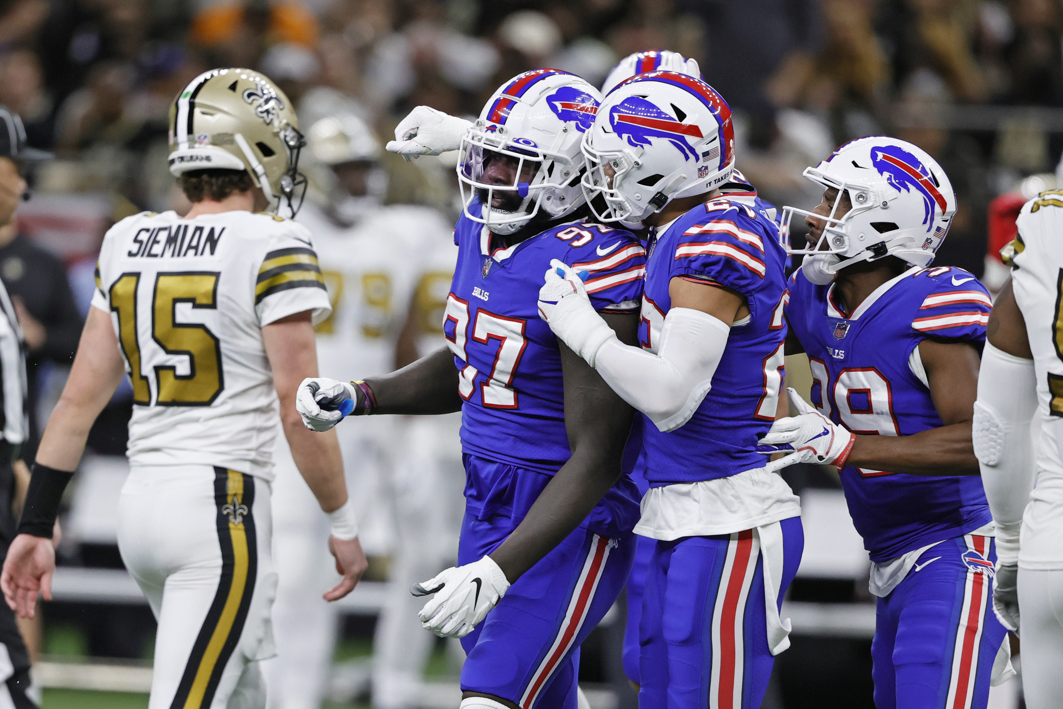 Allen throws for 4 TDs as Bills beat hobbled Saints, 31-6