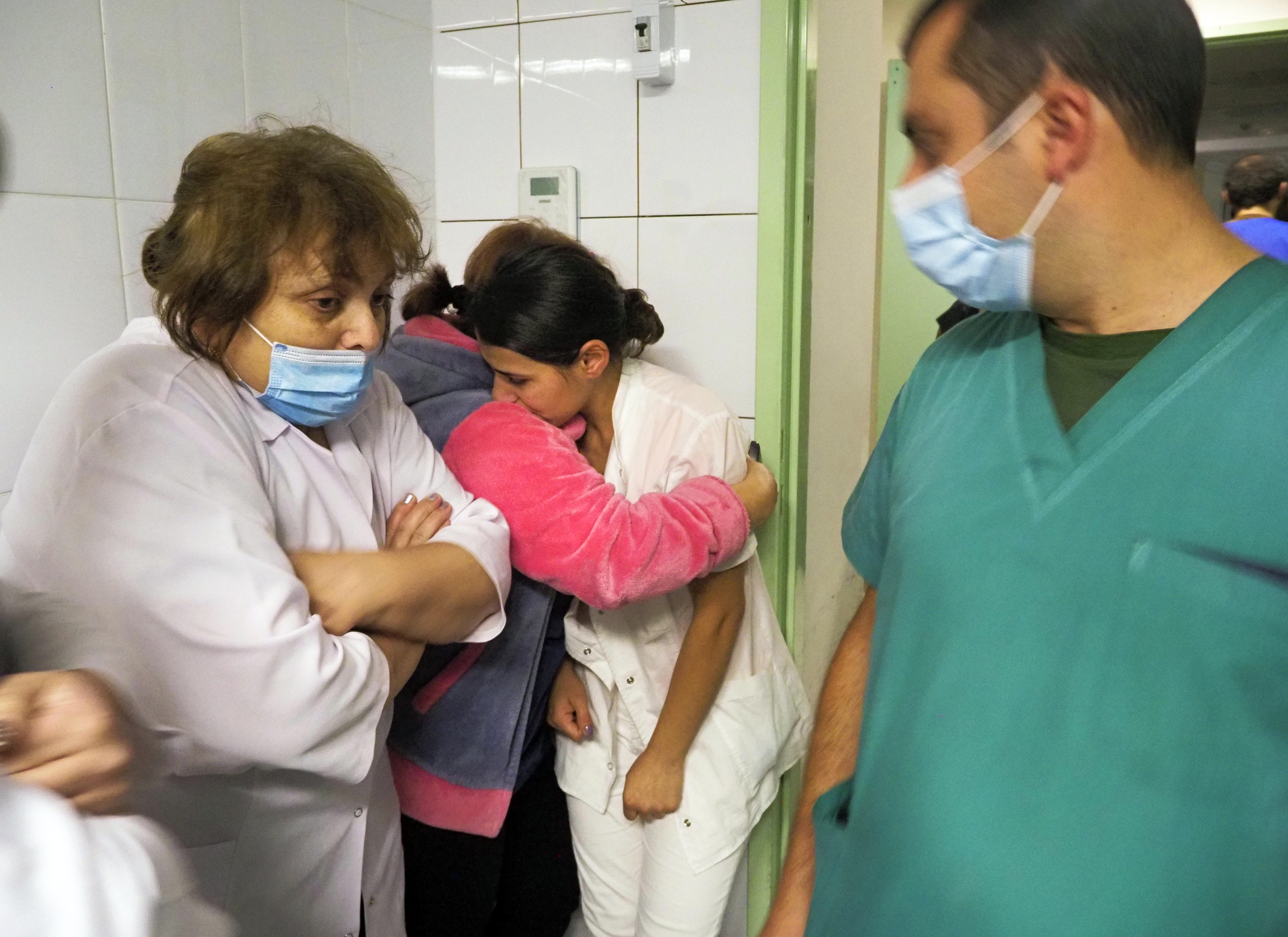 Hospital residential areas hit in Nagorno Karabakh fighting