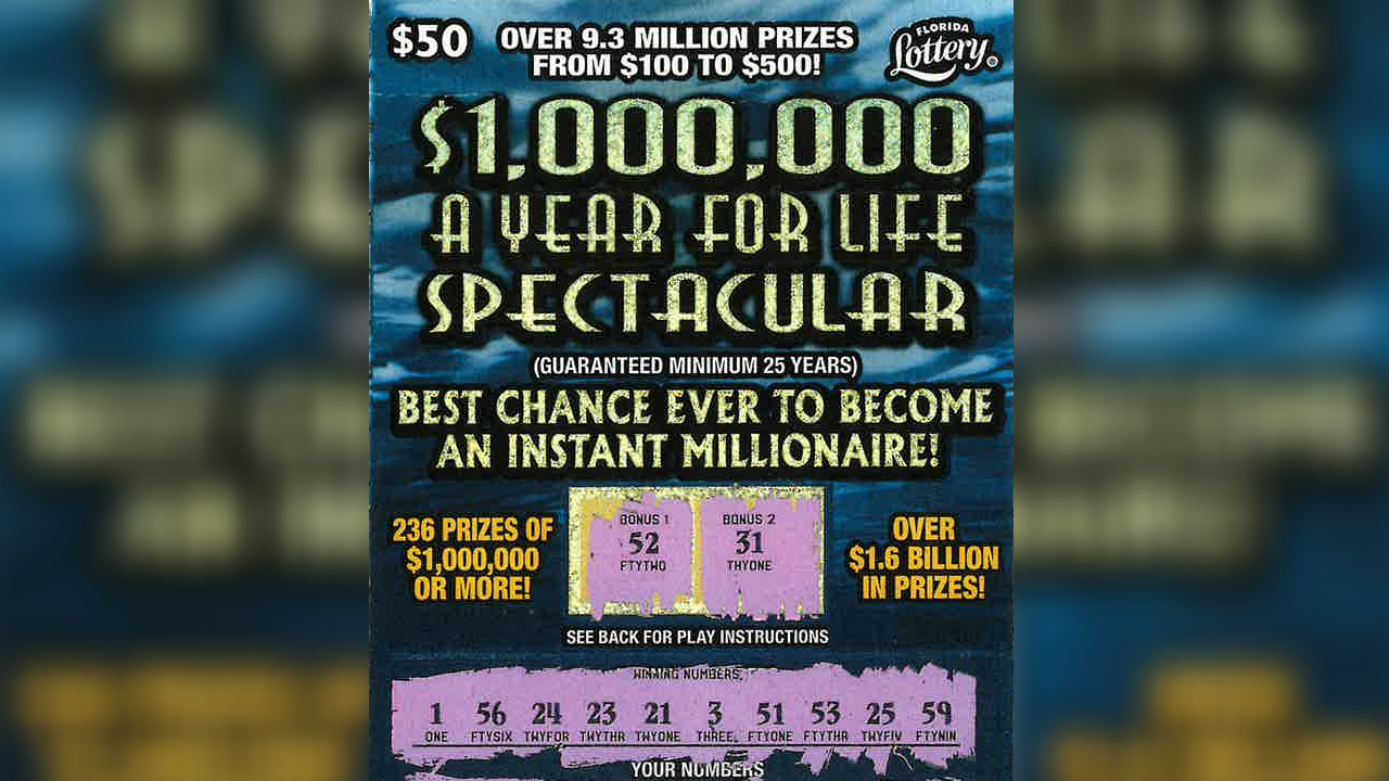 2 Floridians win $1 million in Florida Lottery scratch-off game