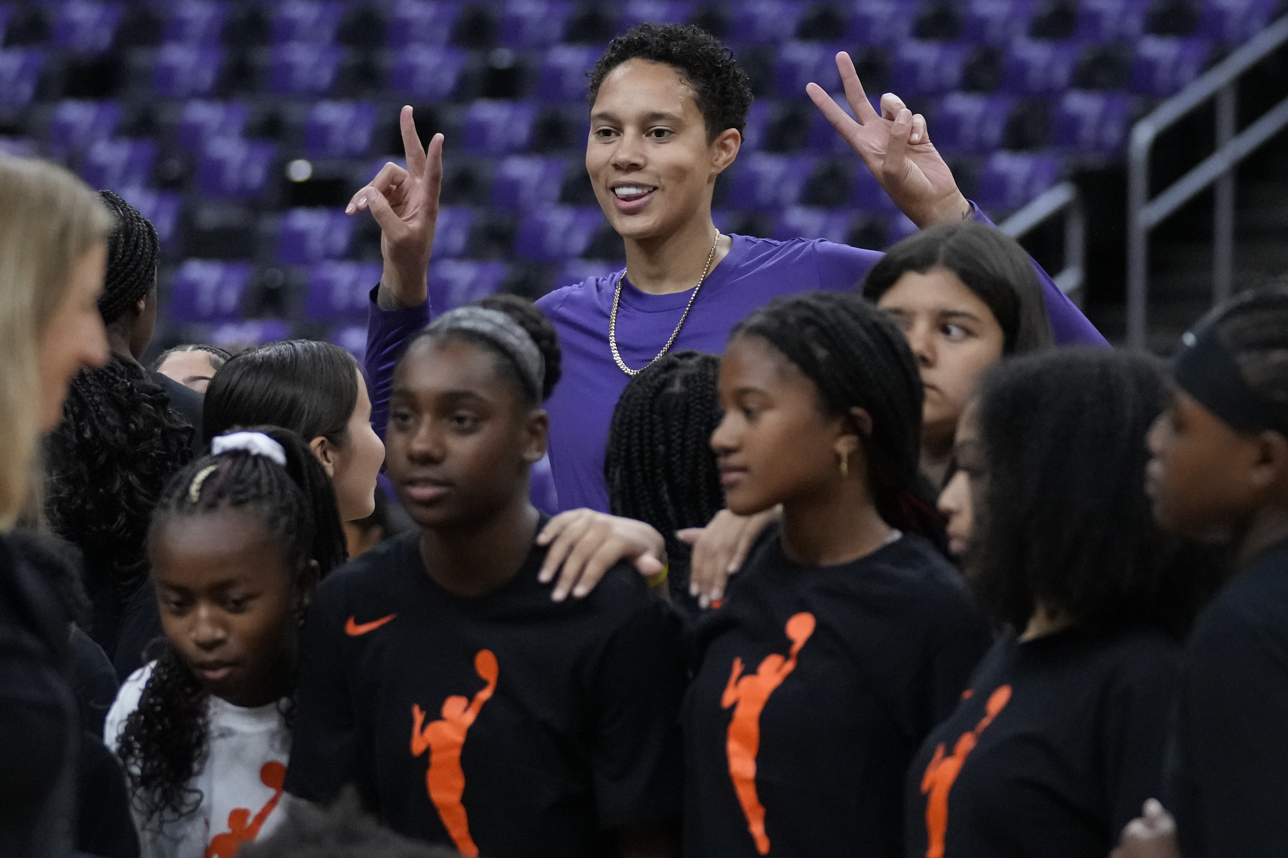 A day of joy': Brittney Griner makes WNBA season debut after being