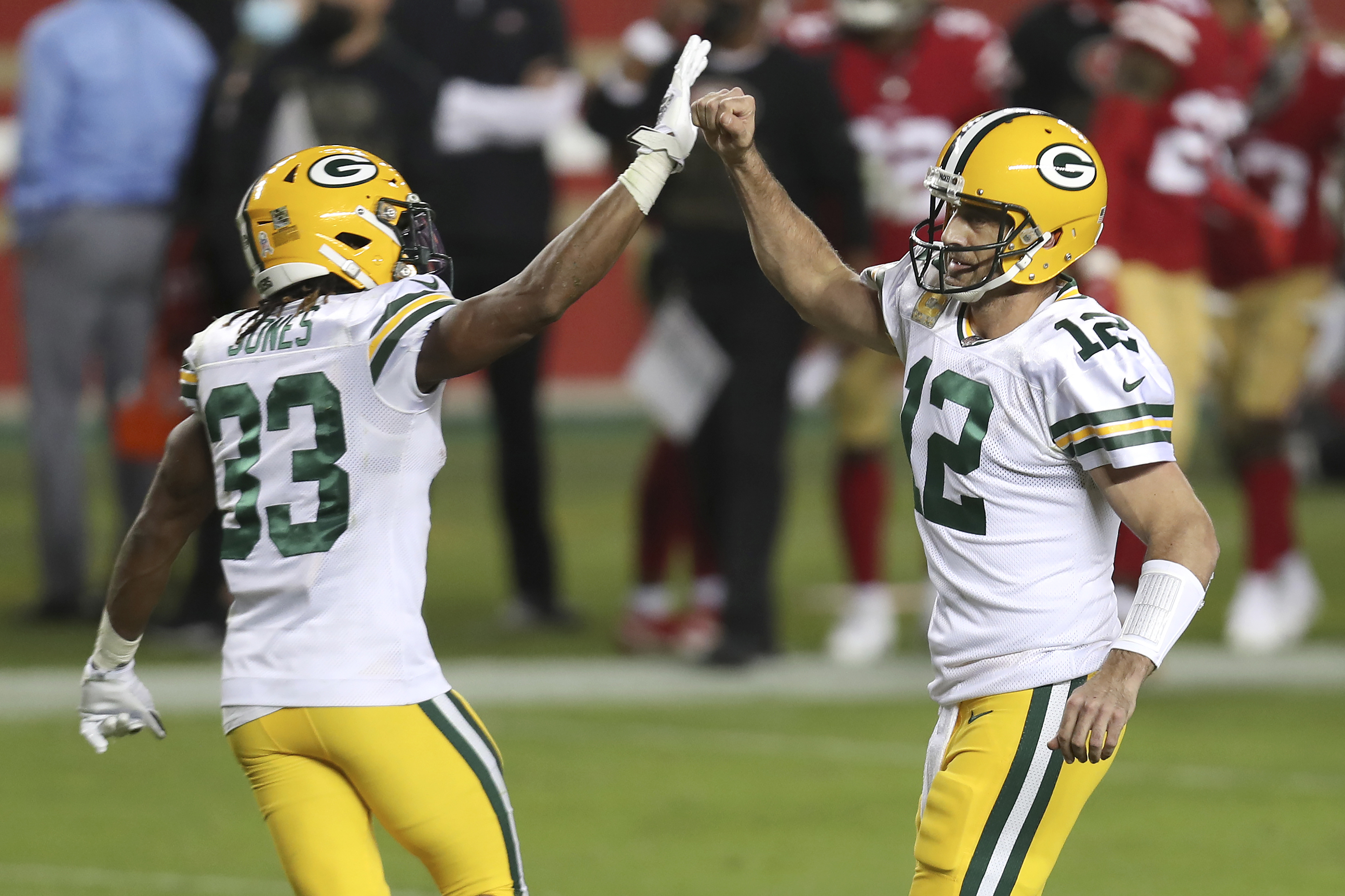 Donald Driver, Aaron Rodgers and James Jones, Donald Driver…