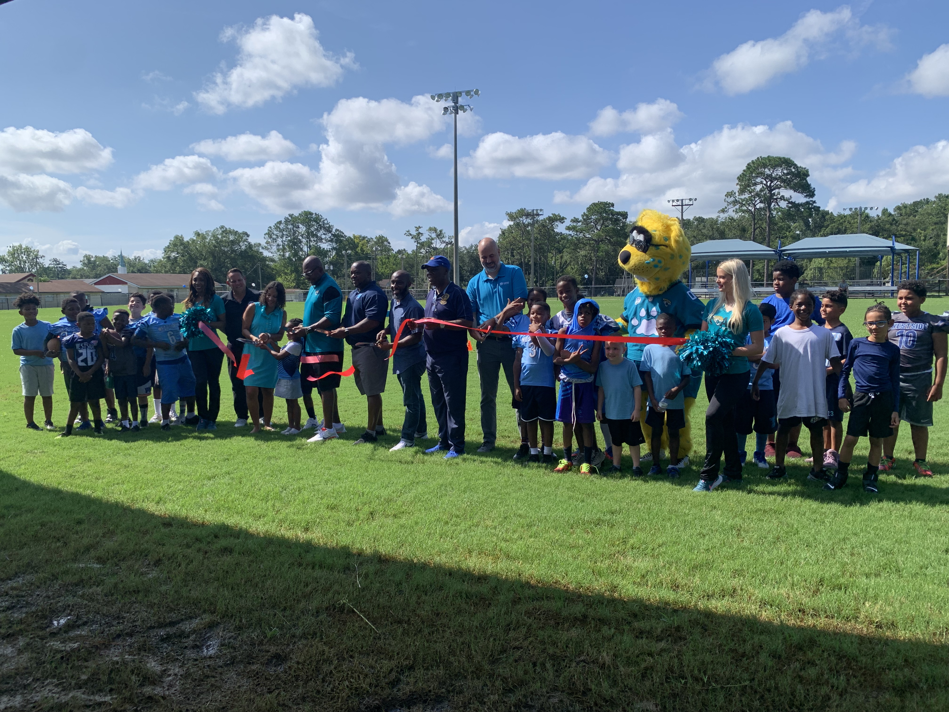 Kids take new equipment for a spin at Jacksonville park