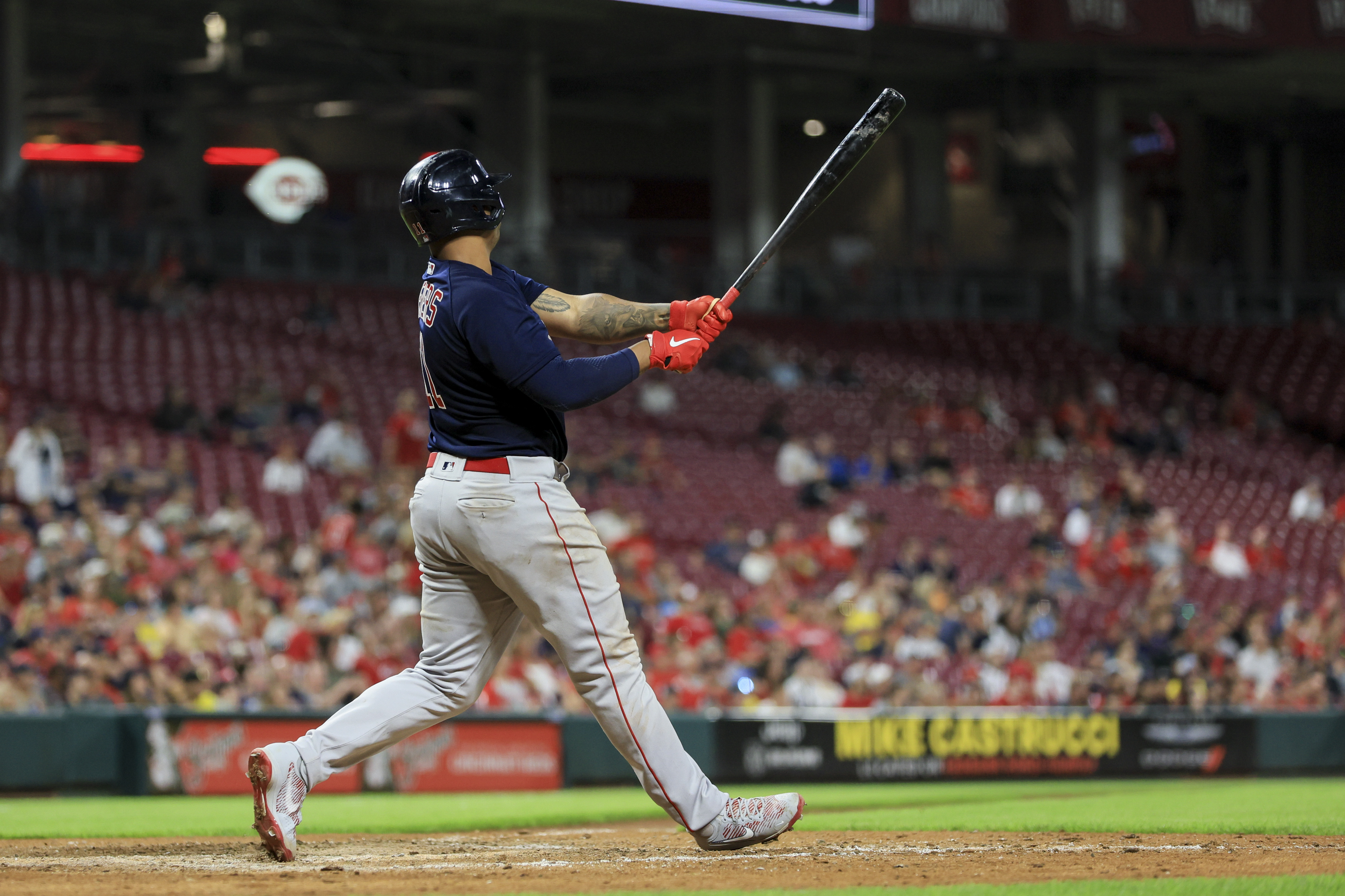 Nick Senzel records three hits for Reds