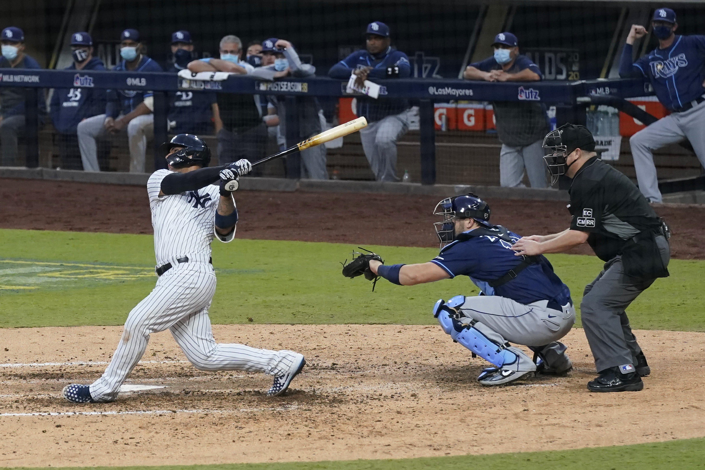 How Yankees' Luke Voit is dealing with postseason benchings