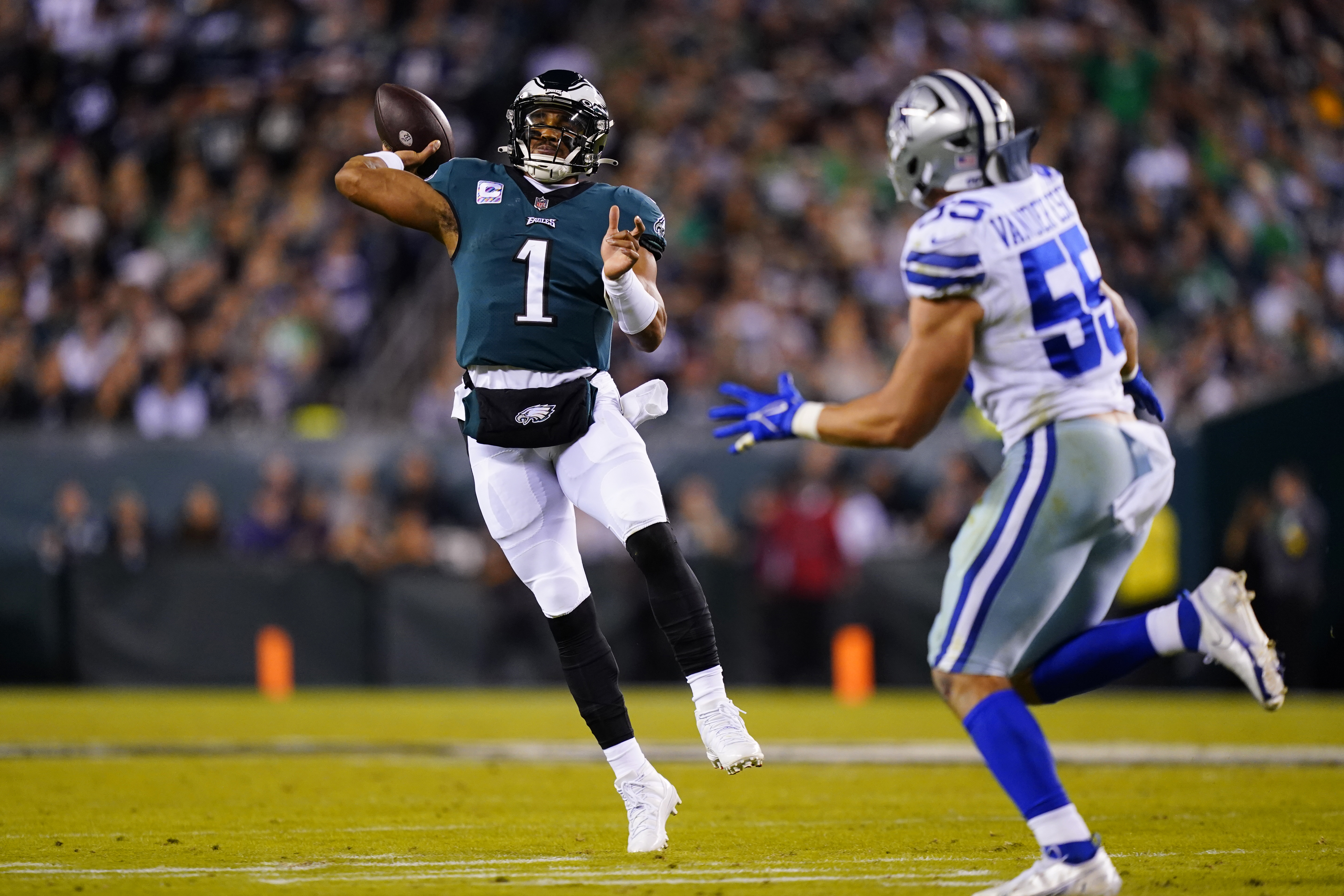 Drafting Jalen Hurts was right call for undefeated Eagles – KGET 17