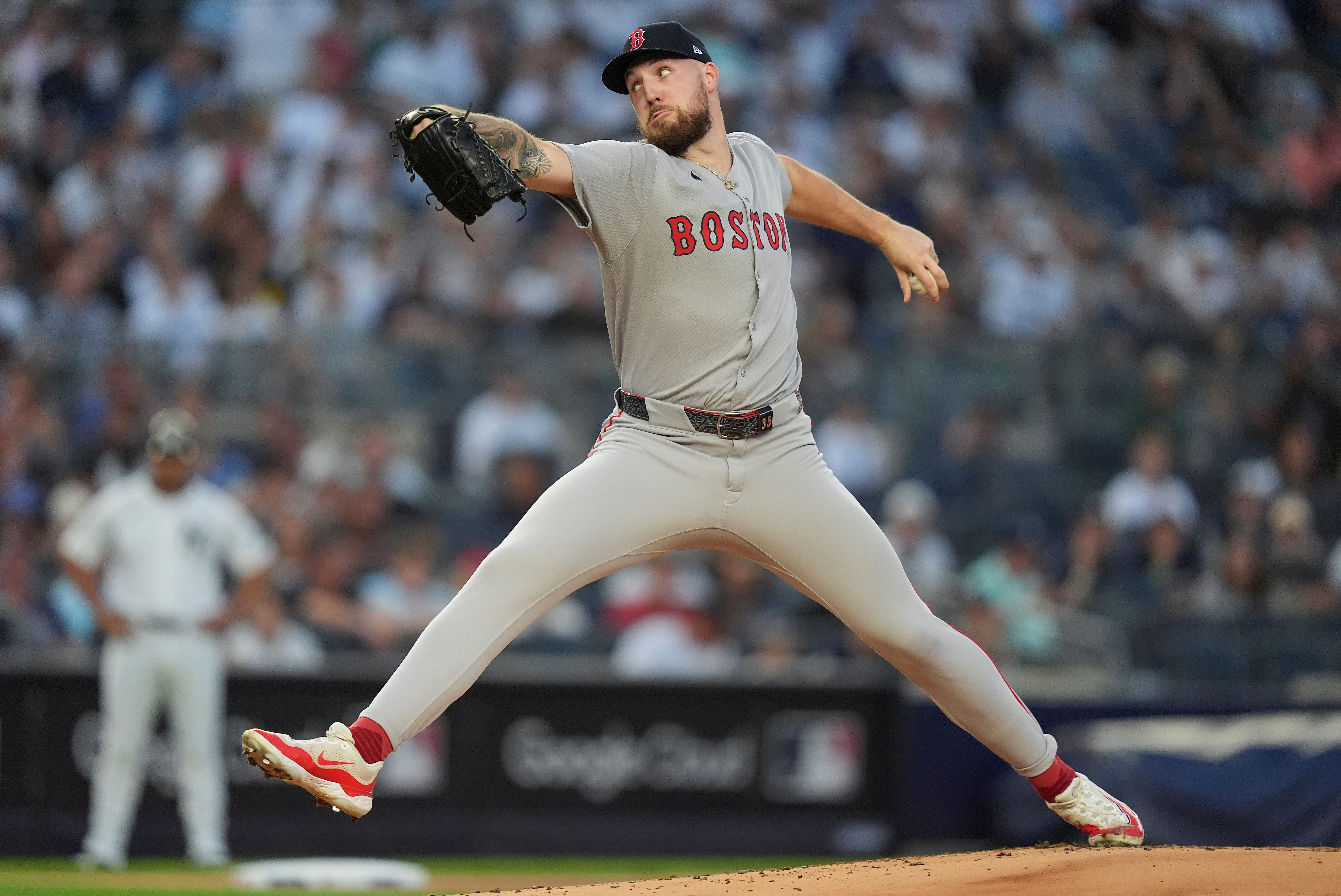 Crochet pitches like an ace from bygone days and lifts Red Sox