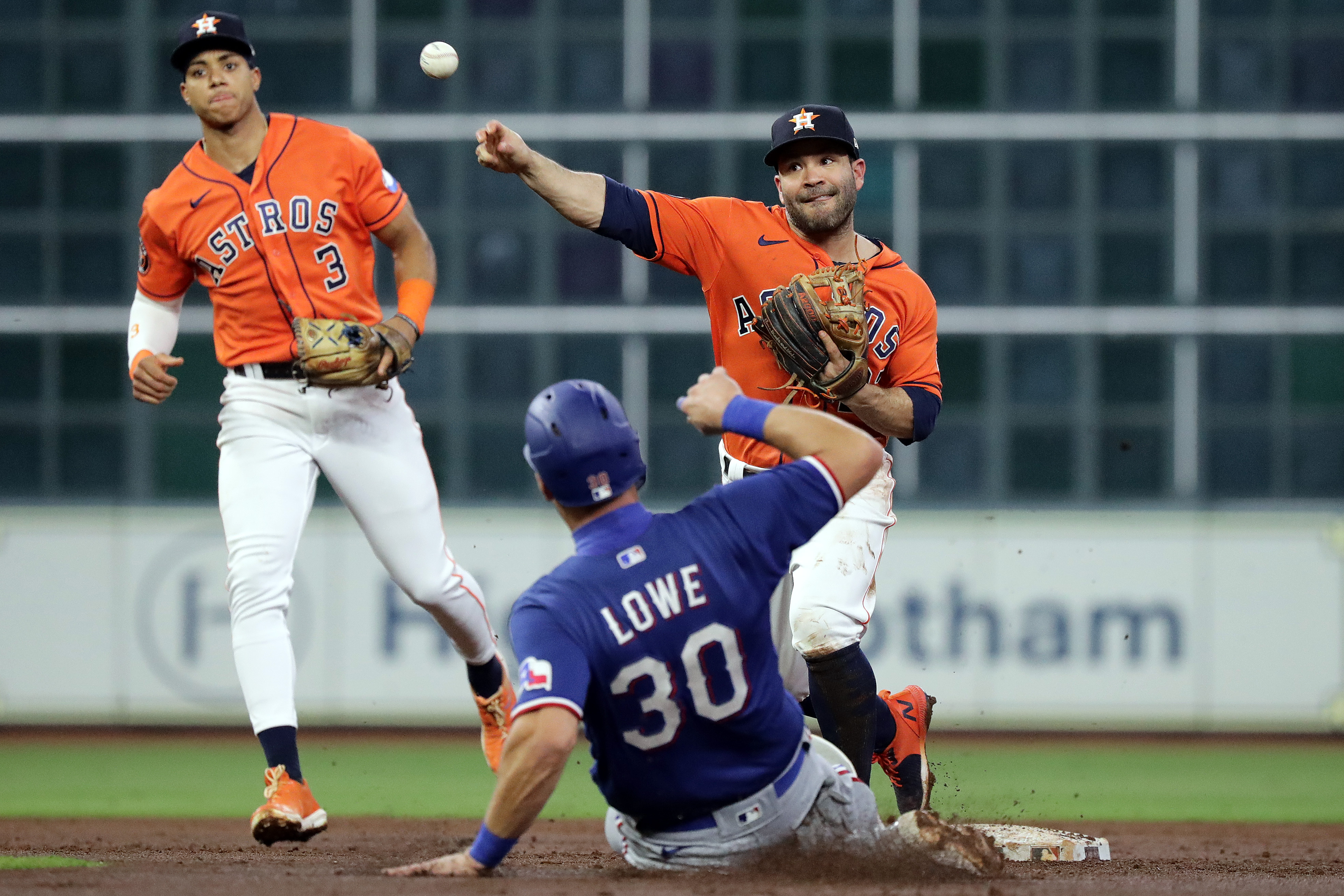 MLB on X: The @Astros hit 5 home runs to beat the Rangers for the 7th time  in 11 games this season.  / X